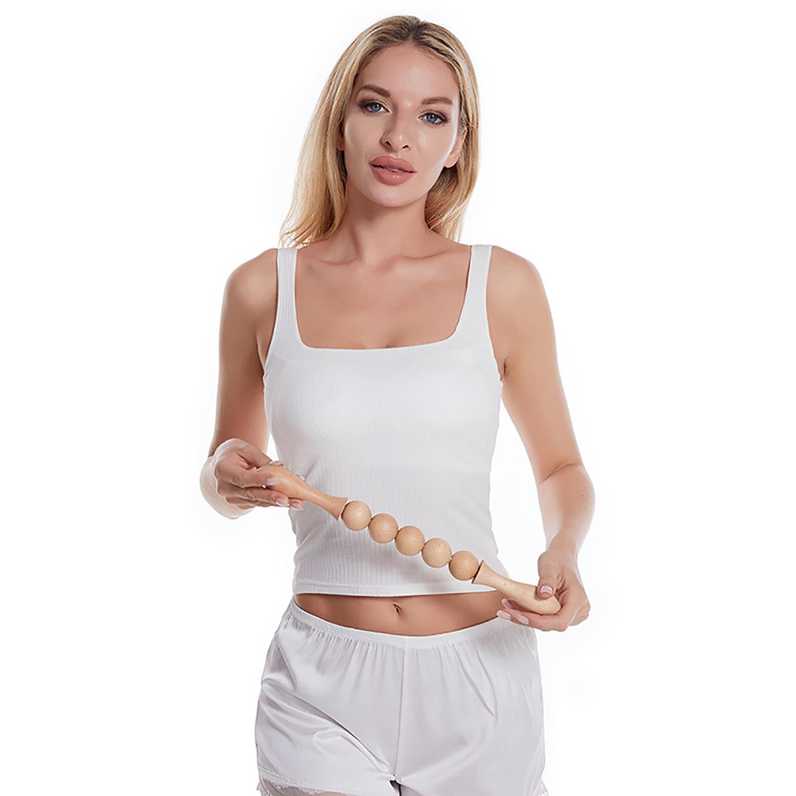 Wood Therapy Massage Tool Manual Body Sculpting Beech for Neck Back Women