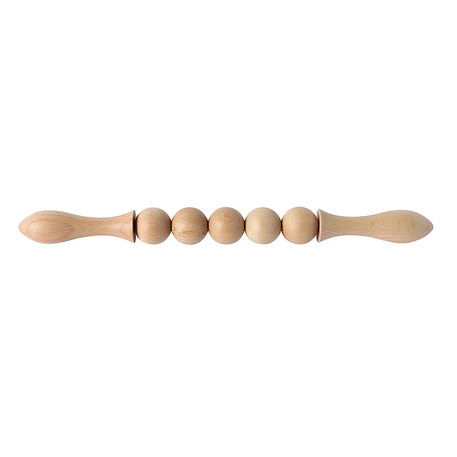 Wood Therapy Massage Tool Manual Body Sculpting Beech for Neck Back Women