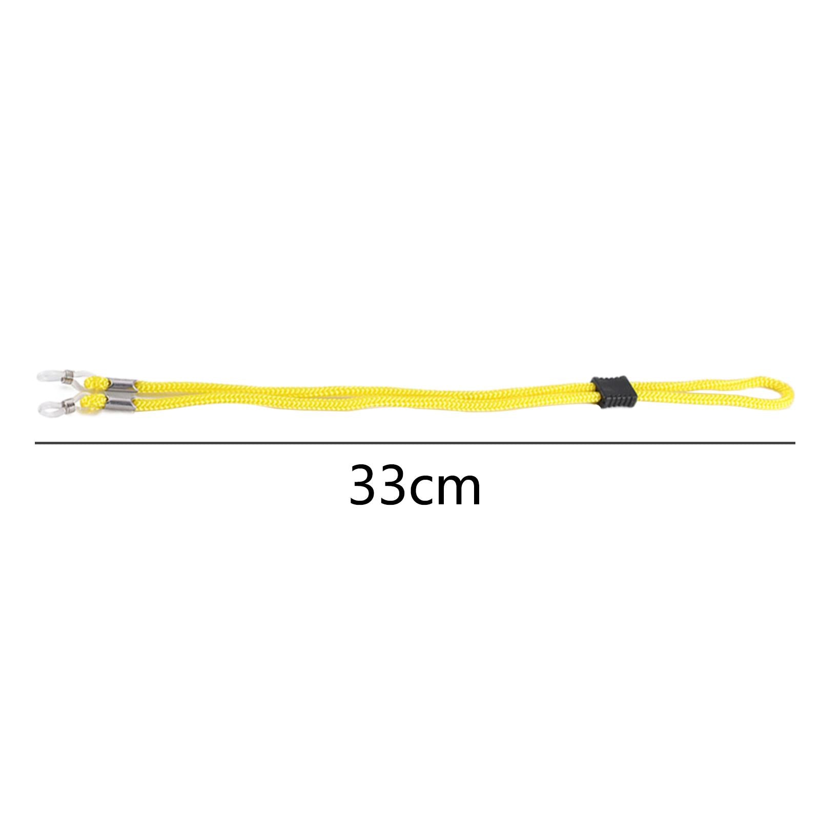 Glasses Strap Rope Eyewear Retainer Sunglass Holder for Reading Kids Yellow
