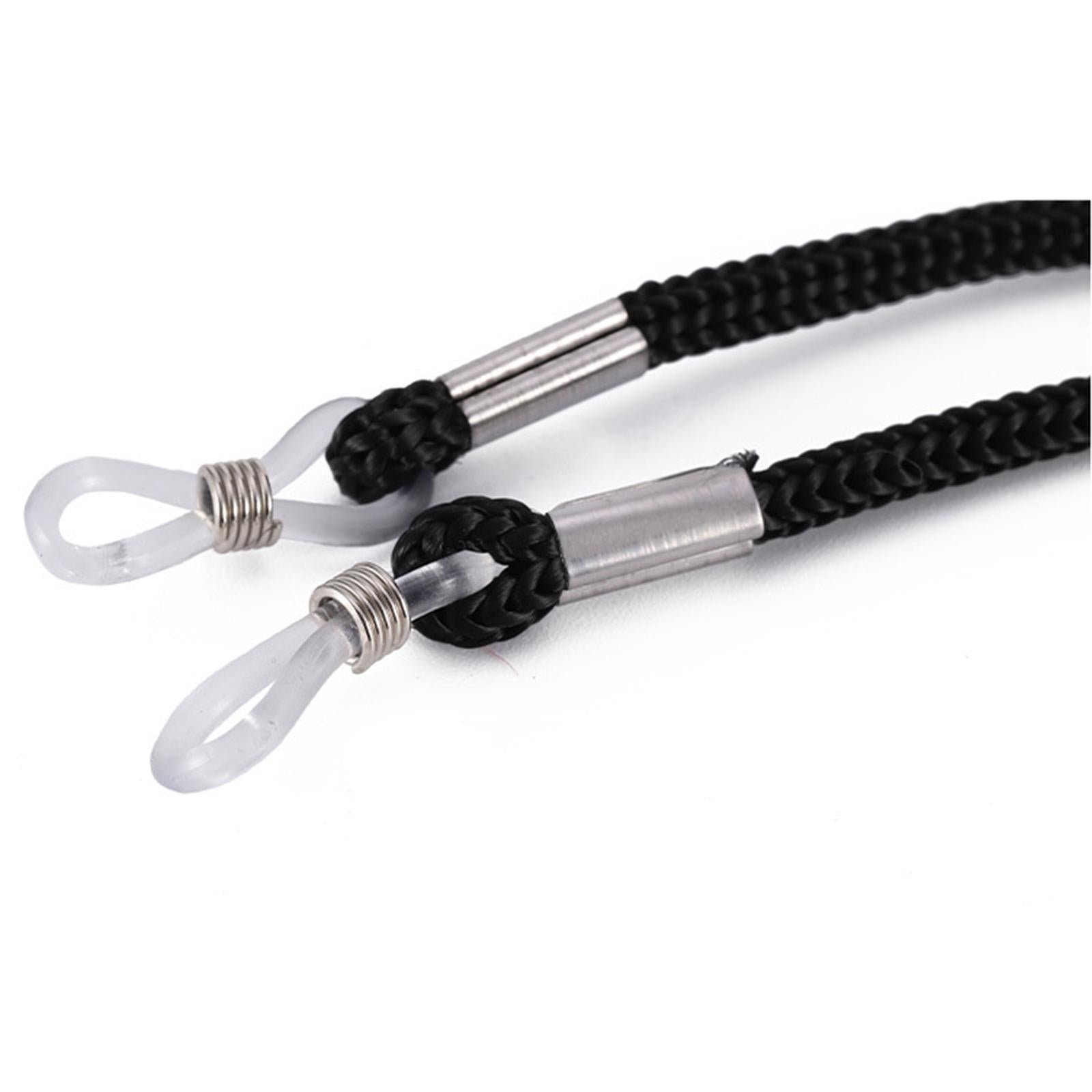 Glasses Strap Rope Eyewear Retainer Sunglass Holder for Reading Kids Black