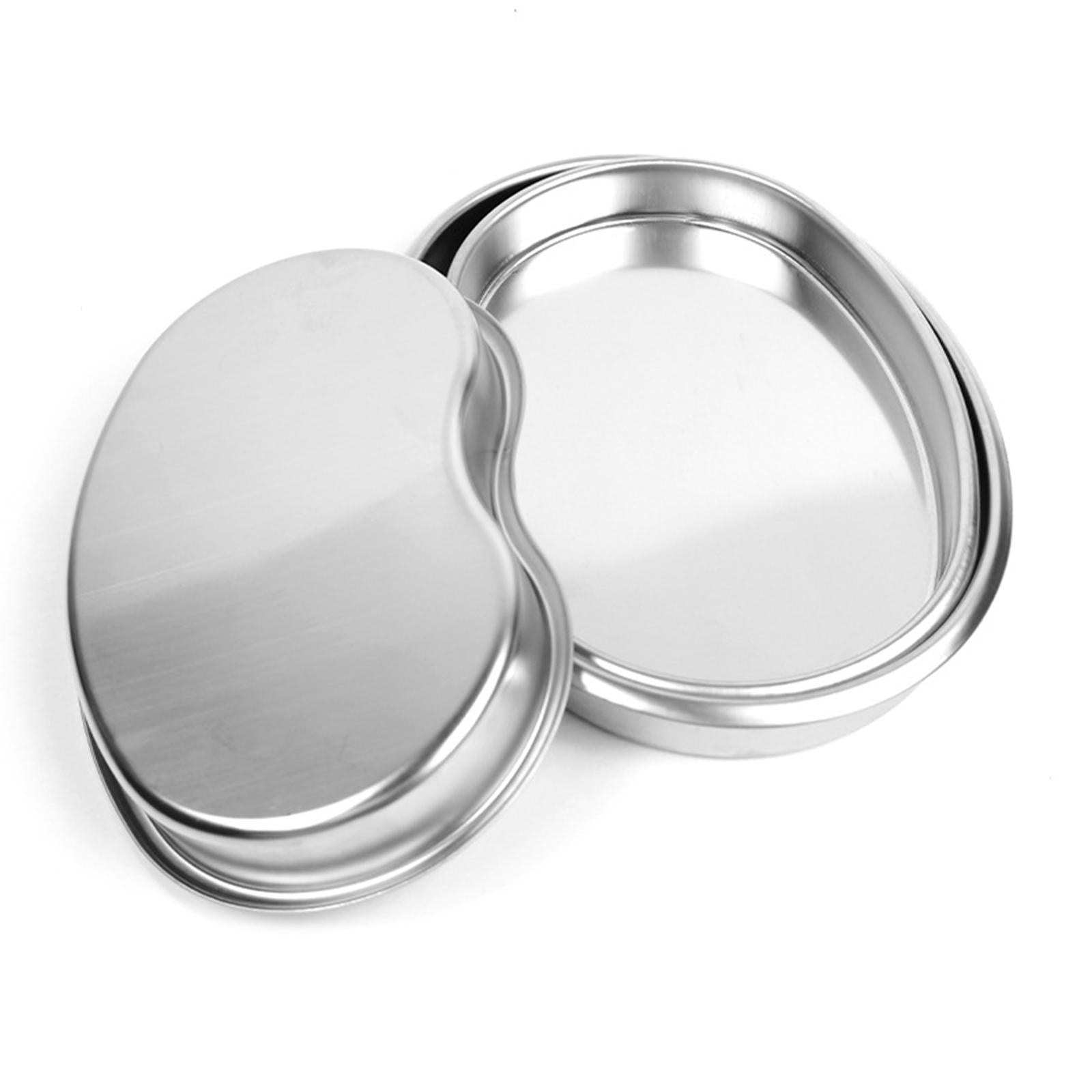 Professional Kidney Tray Stainless Steel Reusable Silver for Medic Waster M