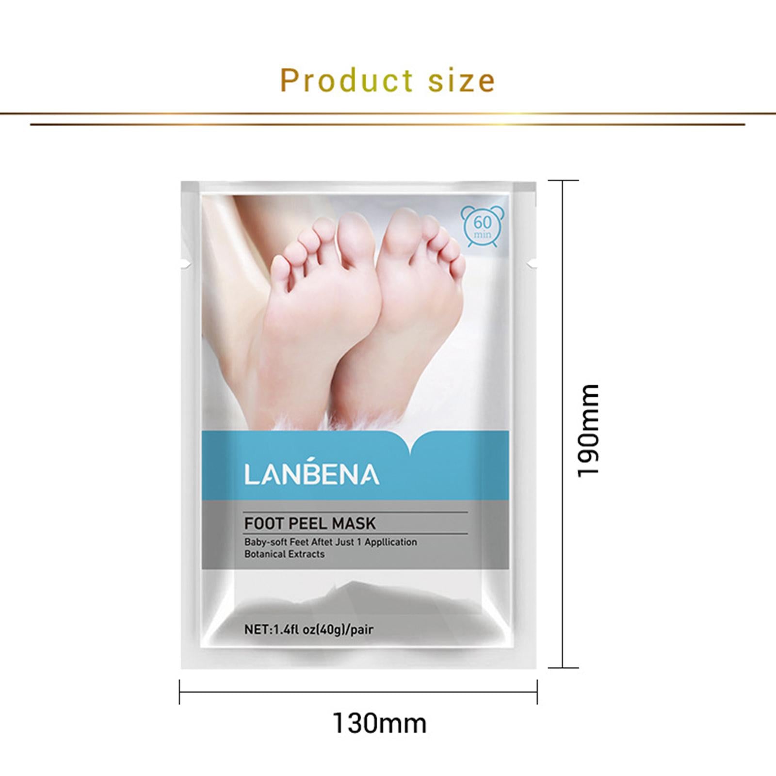 Foot Peel Masks Peeling Remover Soothe Feet for Cracked Feet Treatment No fragrance