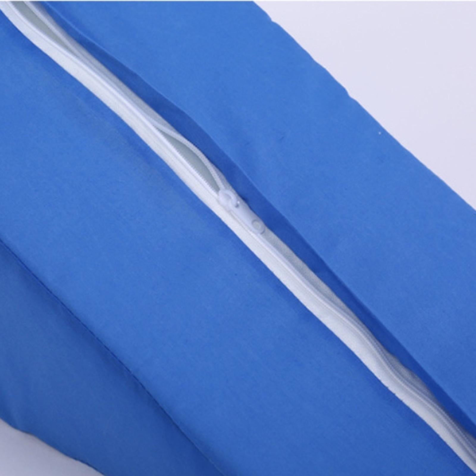 Arm Elevation Pillow Bolster Positioning Wedge for Sleeping Wheelchair Blue