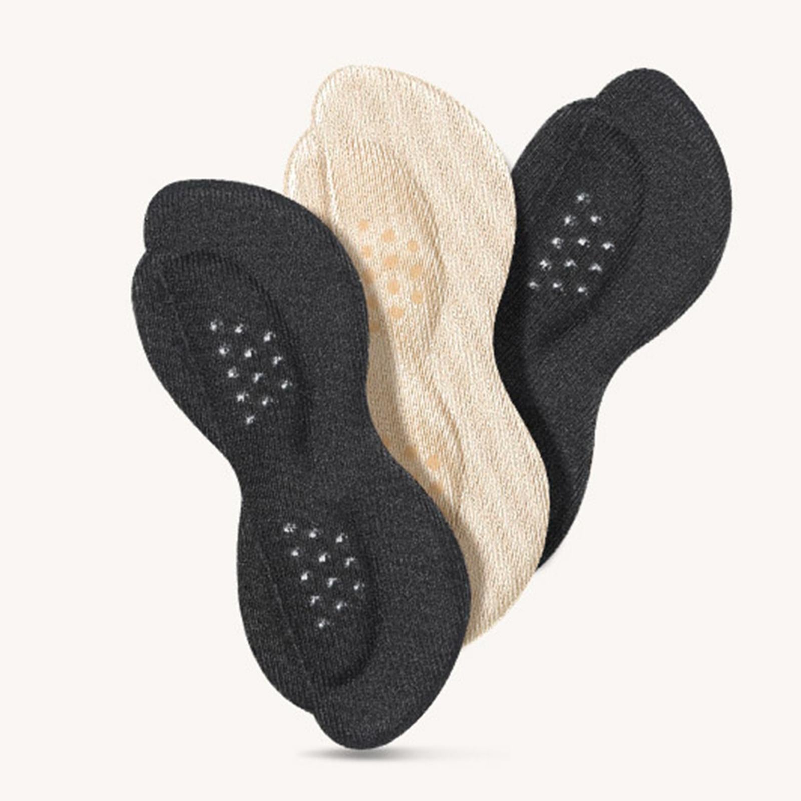 Heel Cushion Pads Anti Wear for Hiking Men Women black thick type
