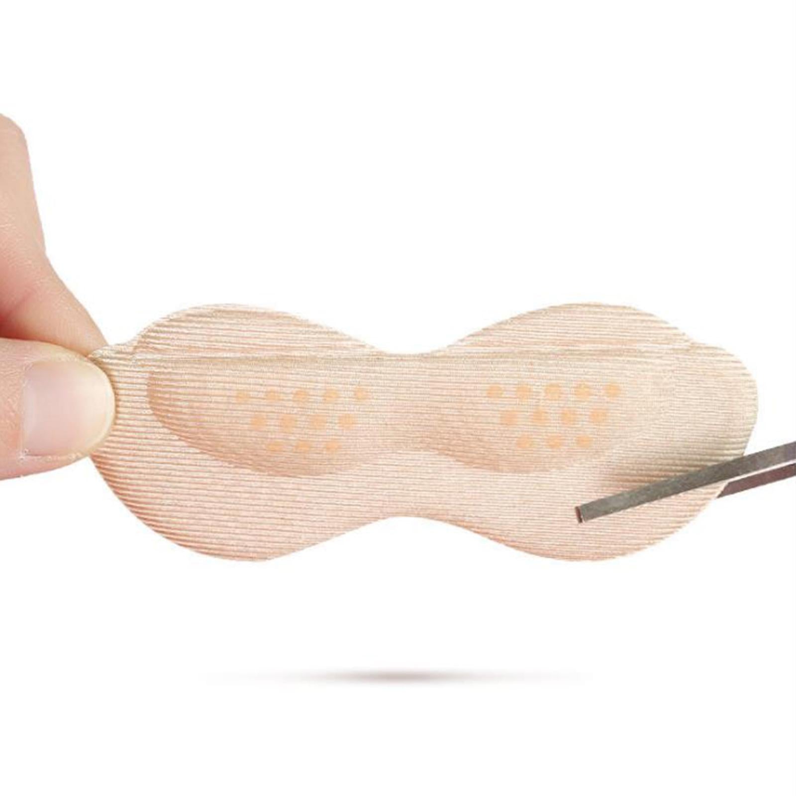 Heel Cushion Pads Anti Wear for Hiking Men Women beige thin type