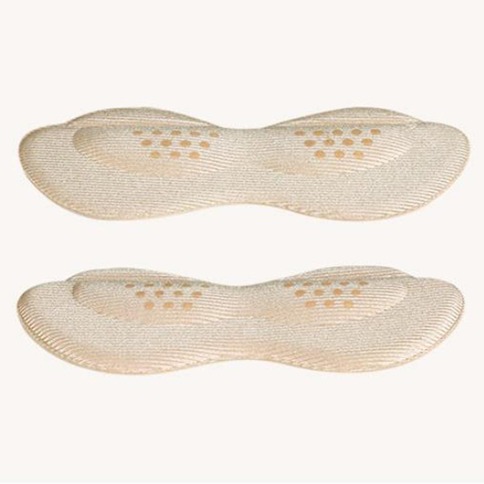 Heel Cushion Pads Anti Wear for Hiking Men Women beige thick type