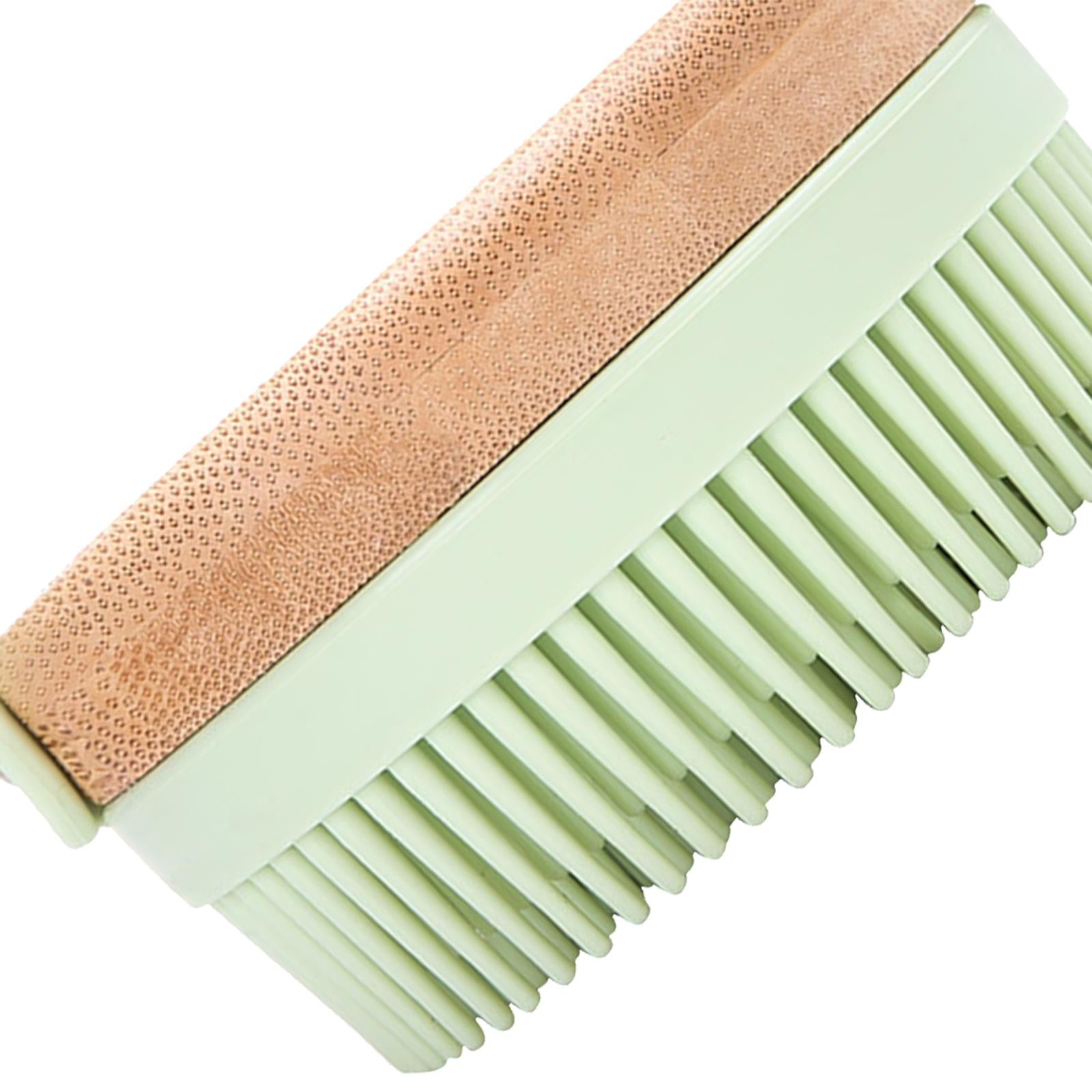 Hair Scalp Massager Shampoo Brush Soft Silicone Bristle Brush for Baby Green