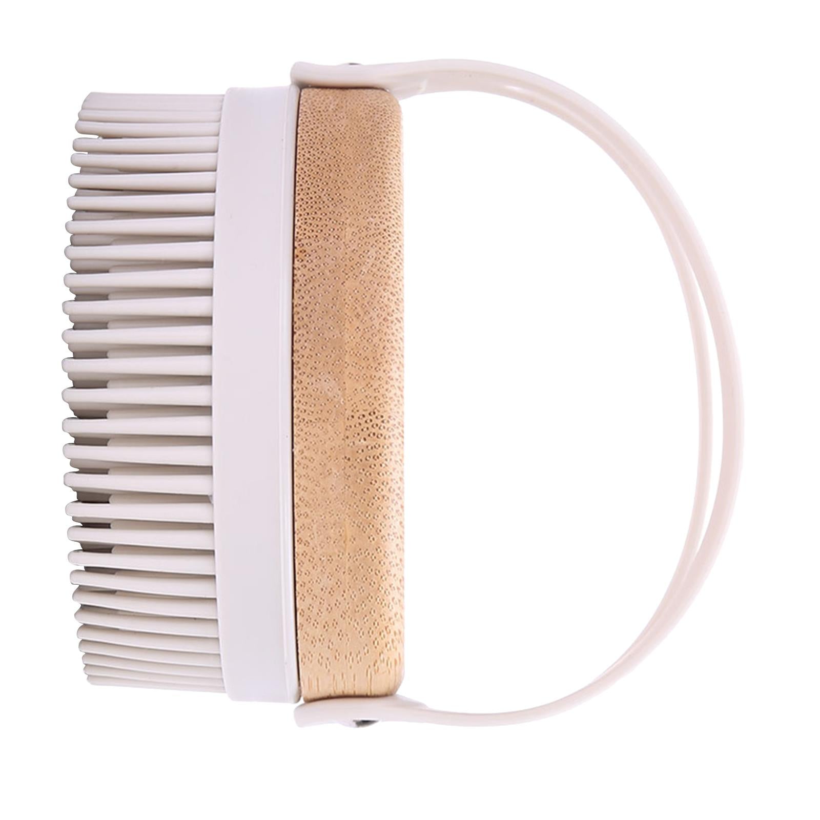 Hair Scalp Massager Shampoo Brush Soft Silicone Bristle Brush for Baby Gray