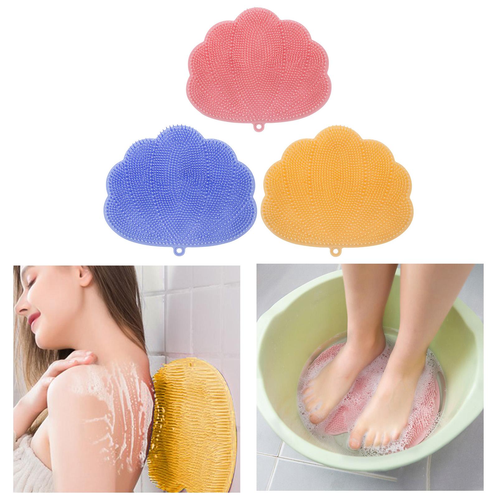 Shower Foot Massager Scrubber Improves Foot Circulation for Exfoliate Pink