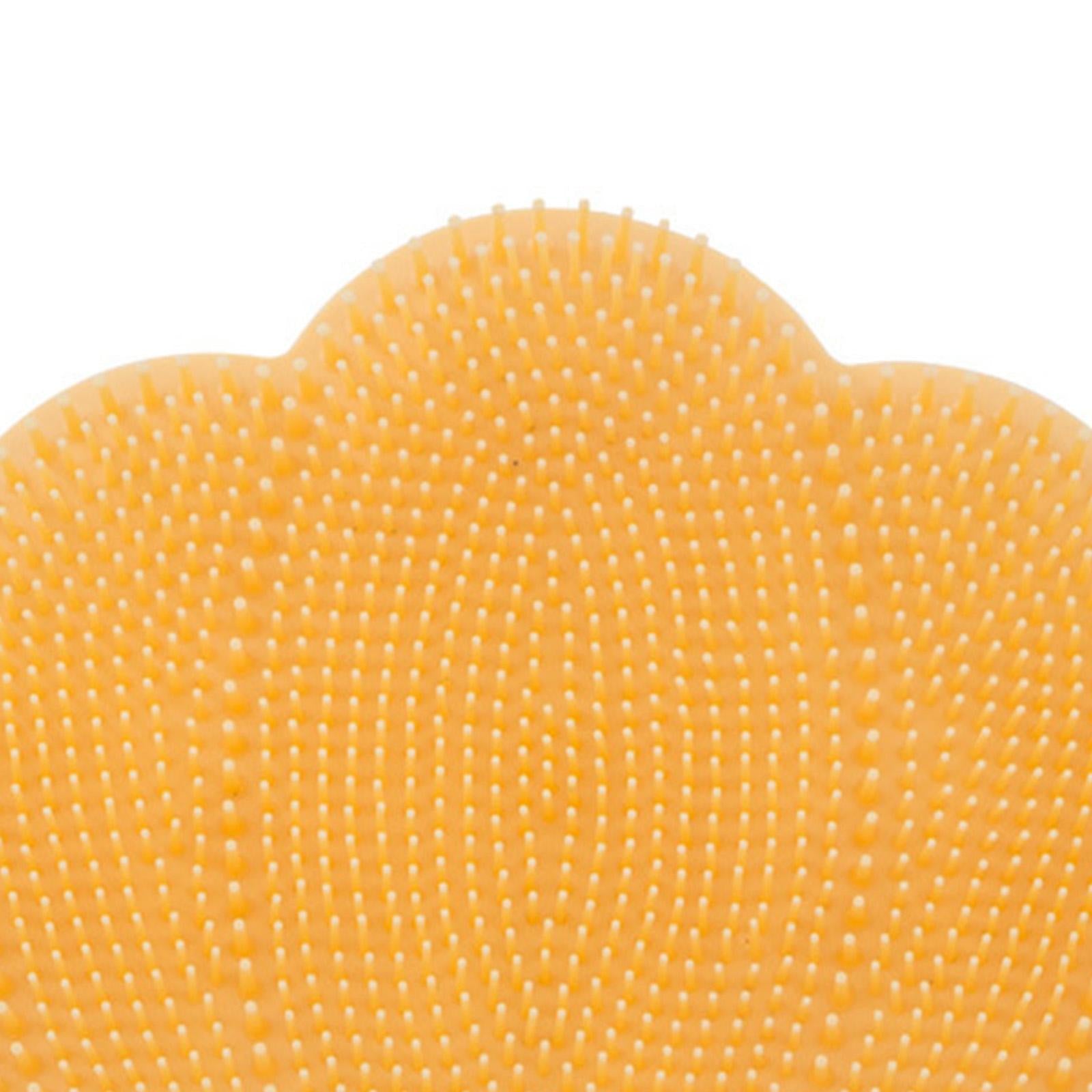 Shower Foot Massager Scrubber Improves Foot Circulation for Exfoliate Orange
