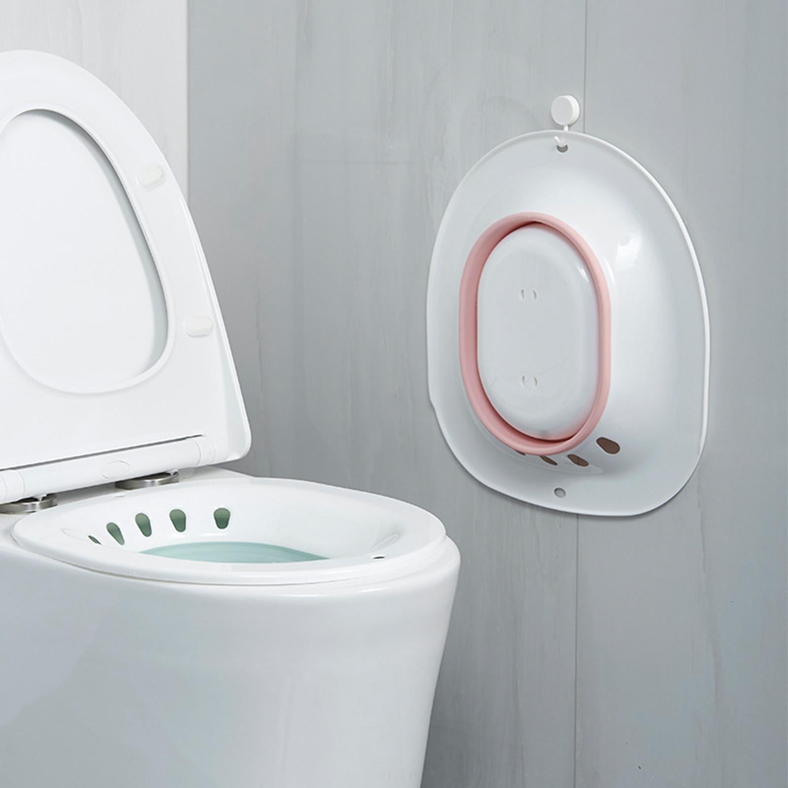 Folding Woman Bidet Private Maternal Toilet Wash Potty Adult Pink