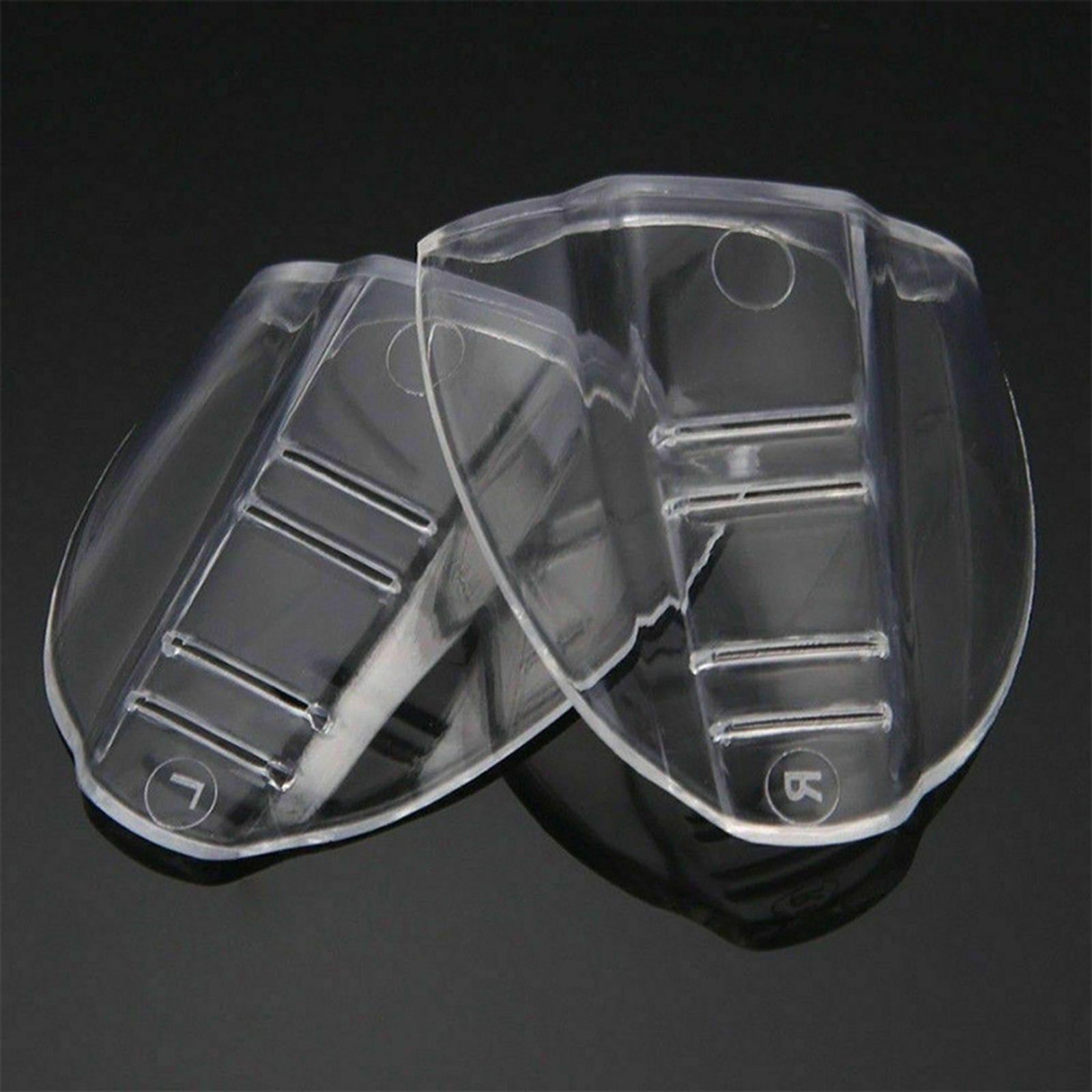 Universal Safety Glasses Side Shields TPU Clear Soft for Safety Glasses Small 4 holes