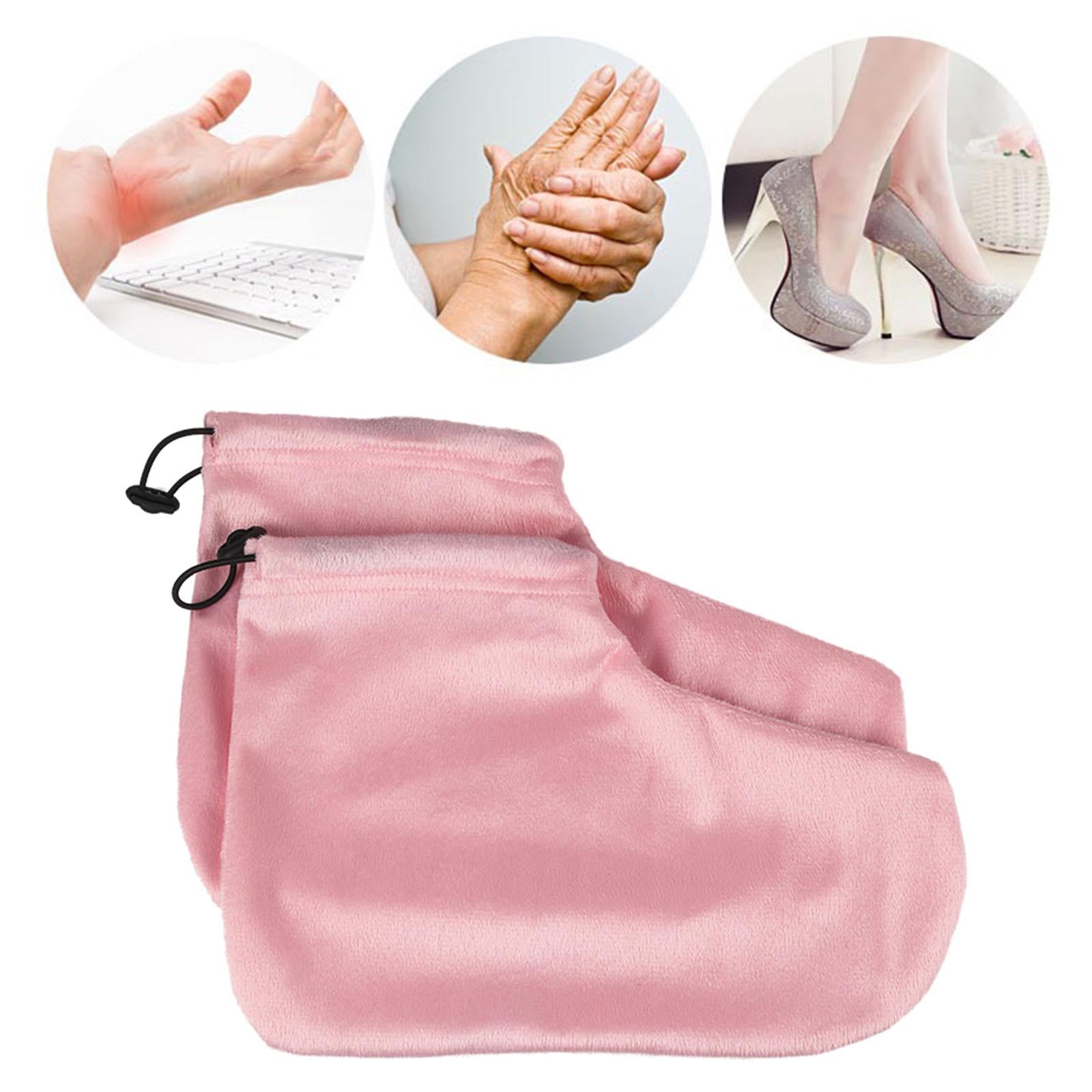 Paraffin Wax Mitts for Hand and Feet Keep Warm Nail Art Tools Feet Pink
