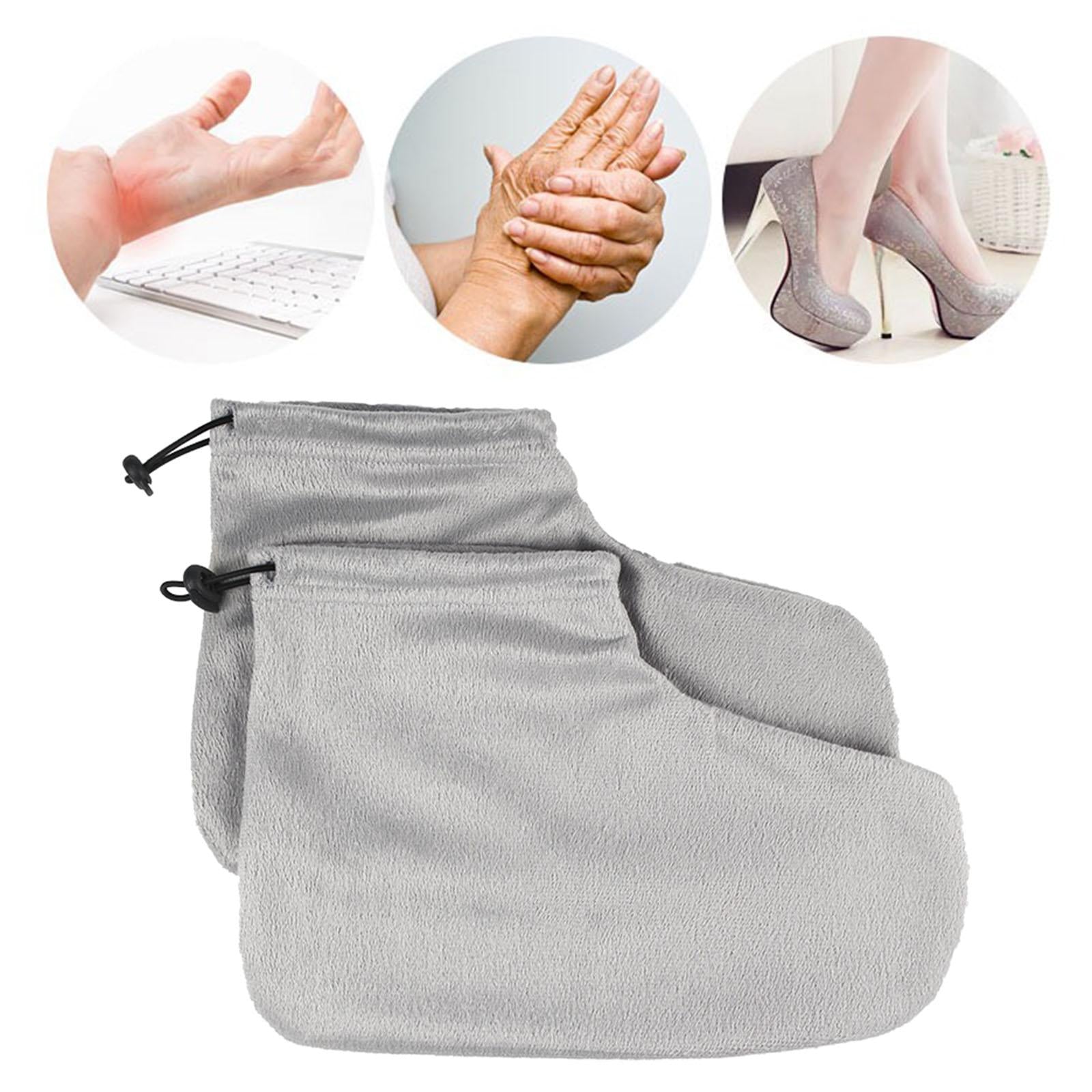 Paraffin Wax Mitts for Hand and Feet Keep Warm Nail Art Tools Feet Gray