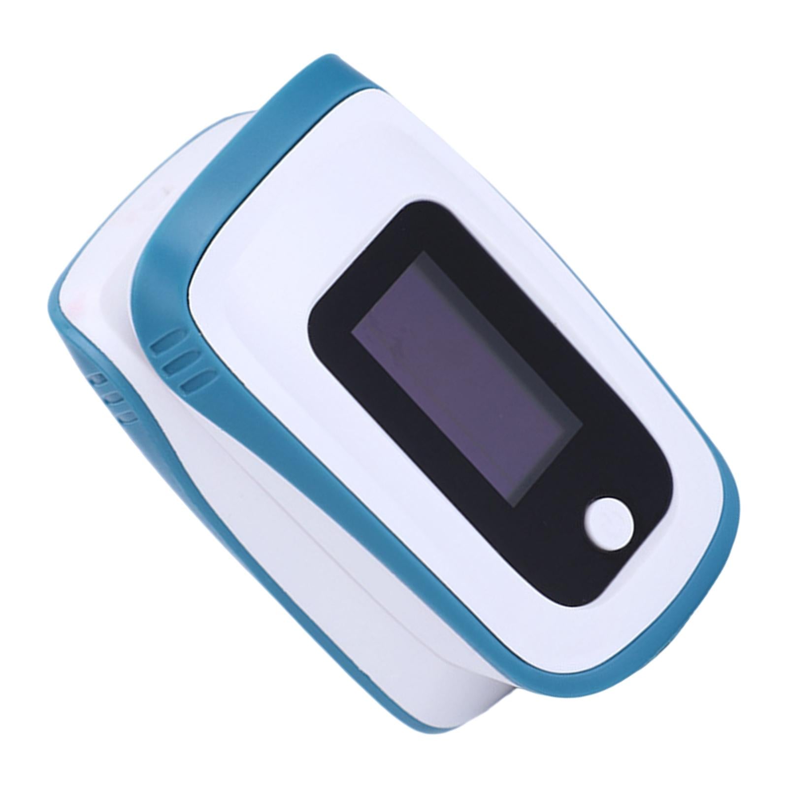 Portable Fingertip Pulse Oximeter Monitor for The Elderly Pregnancy Blue