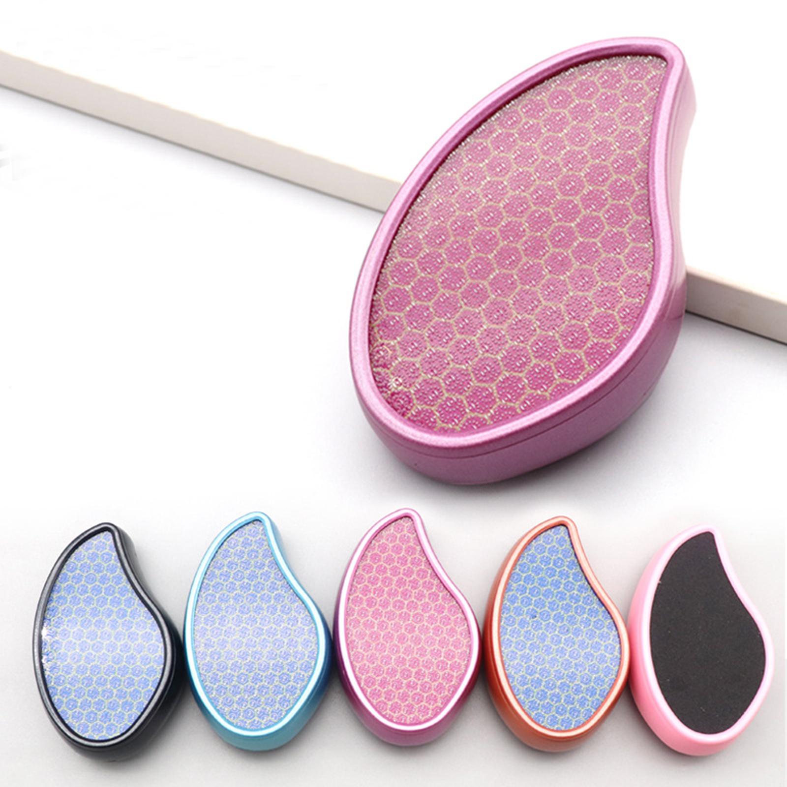 Foot File Foot Scraper Washable for Hard Skin Cracked Heel Wet and Dry Feet Bright Golden
