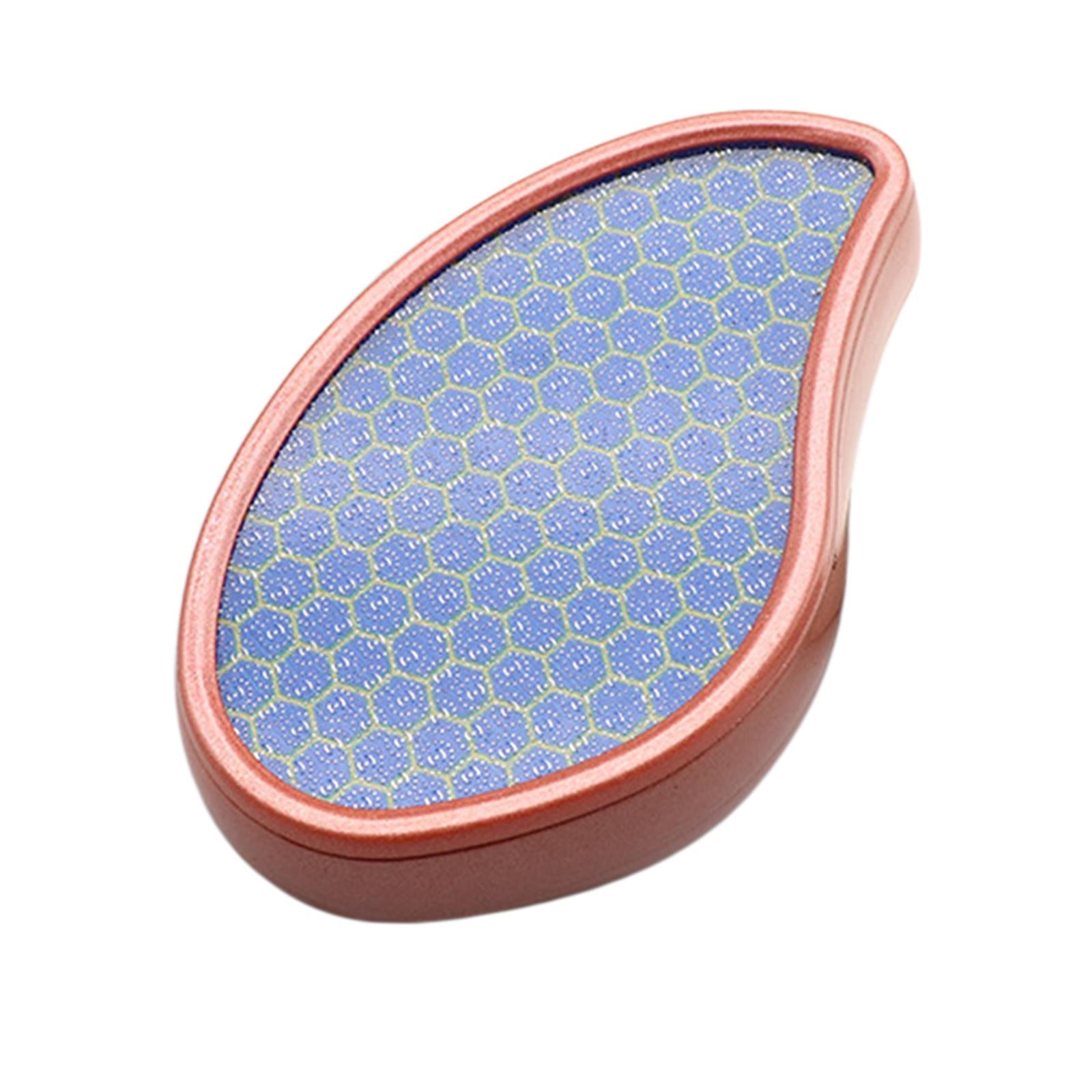 Foot File Foot Scraper Washable for Hard Skin Cracked Heel Wet and Dry Feet Bright Golden