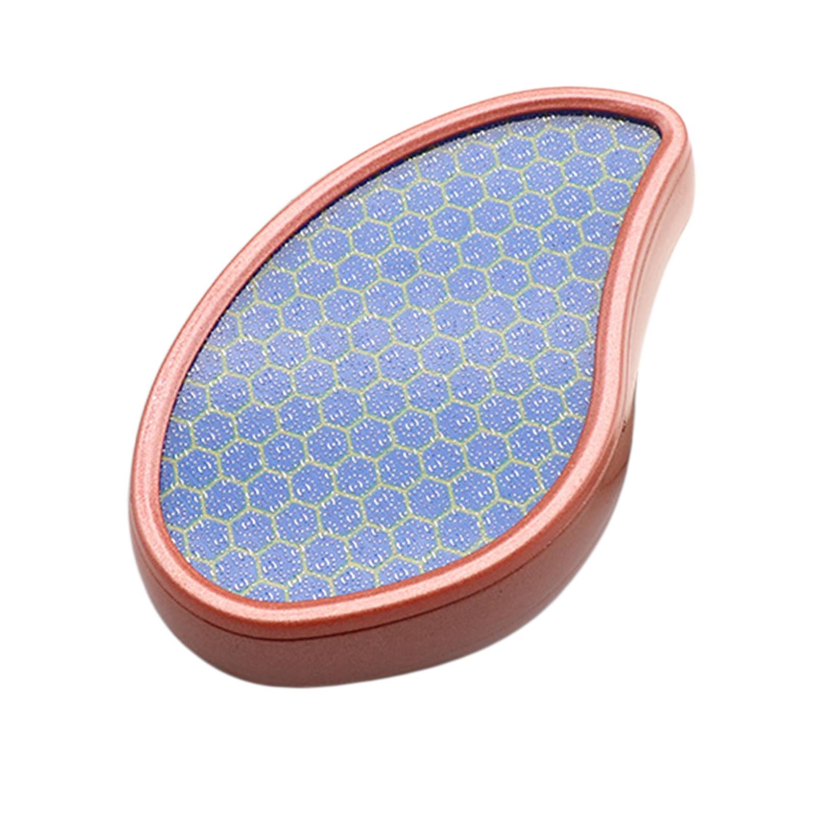 Foot File Foot Scraper Washable for Hard Skin Cracked Heel Wet and Dry Feet Bright Golden