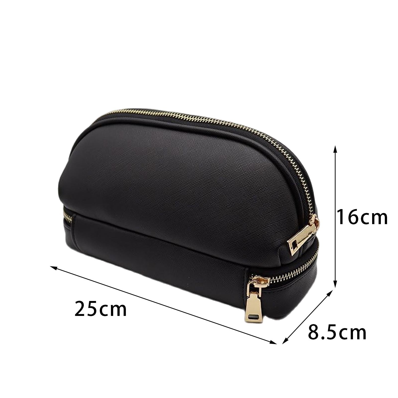 Essential Oil Storage Case Double Layer for 44 Bottles Carrying Bag Black
