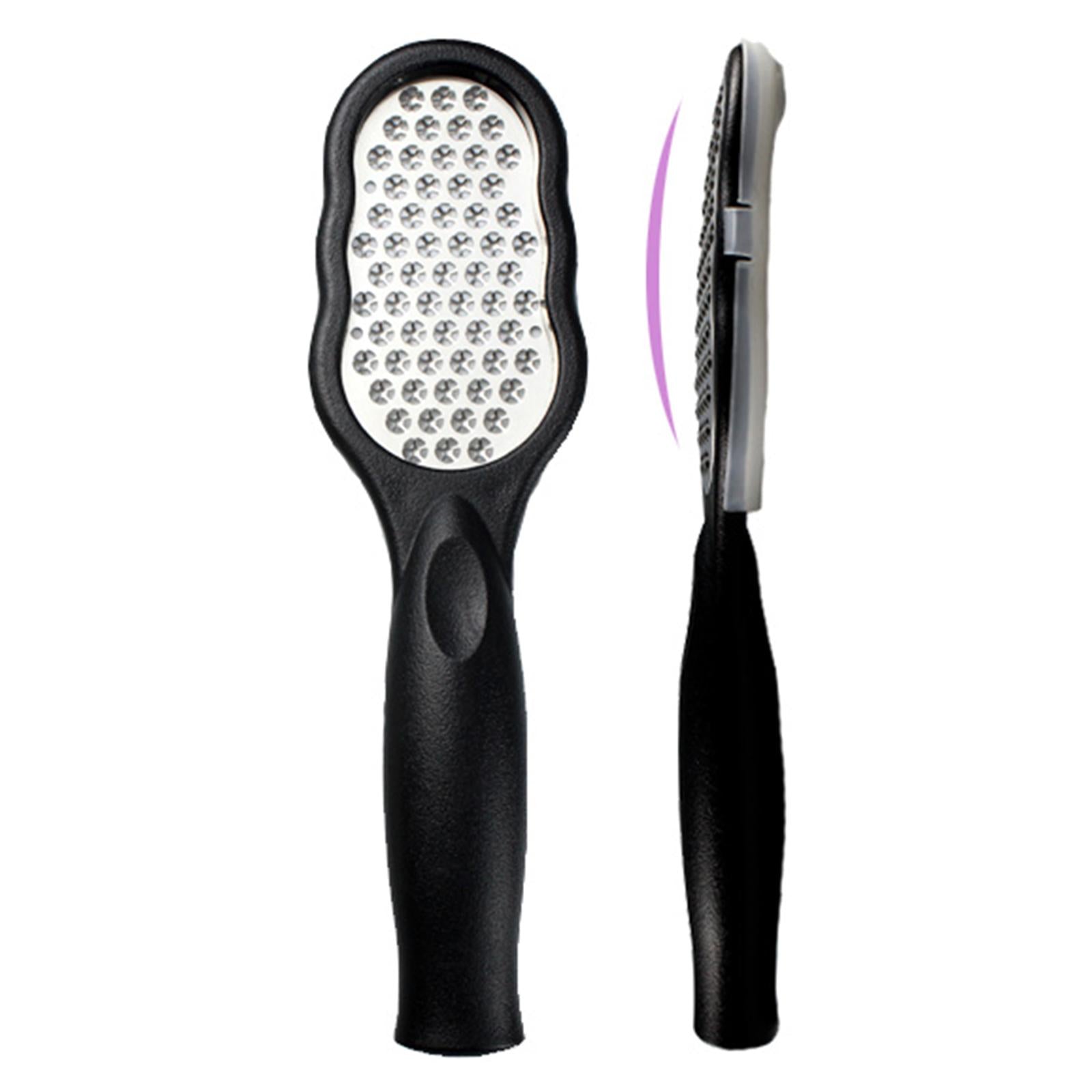 Foot files Stainless Steel Durable for Cracked Heels Trimming Dead Skin Black