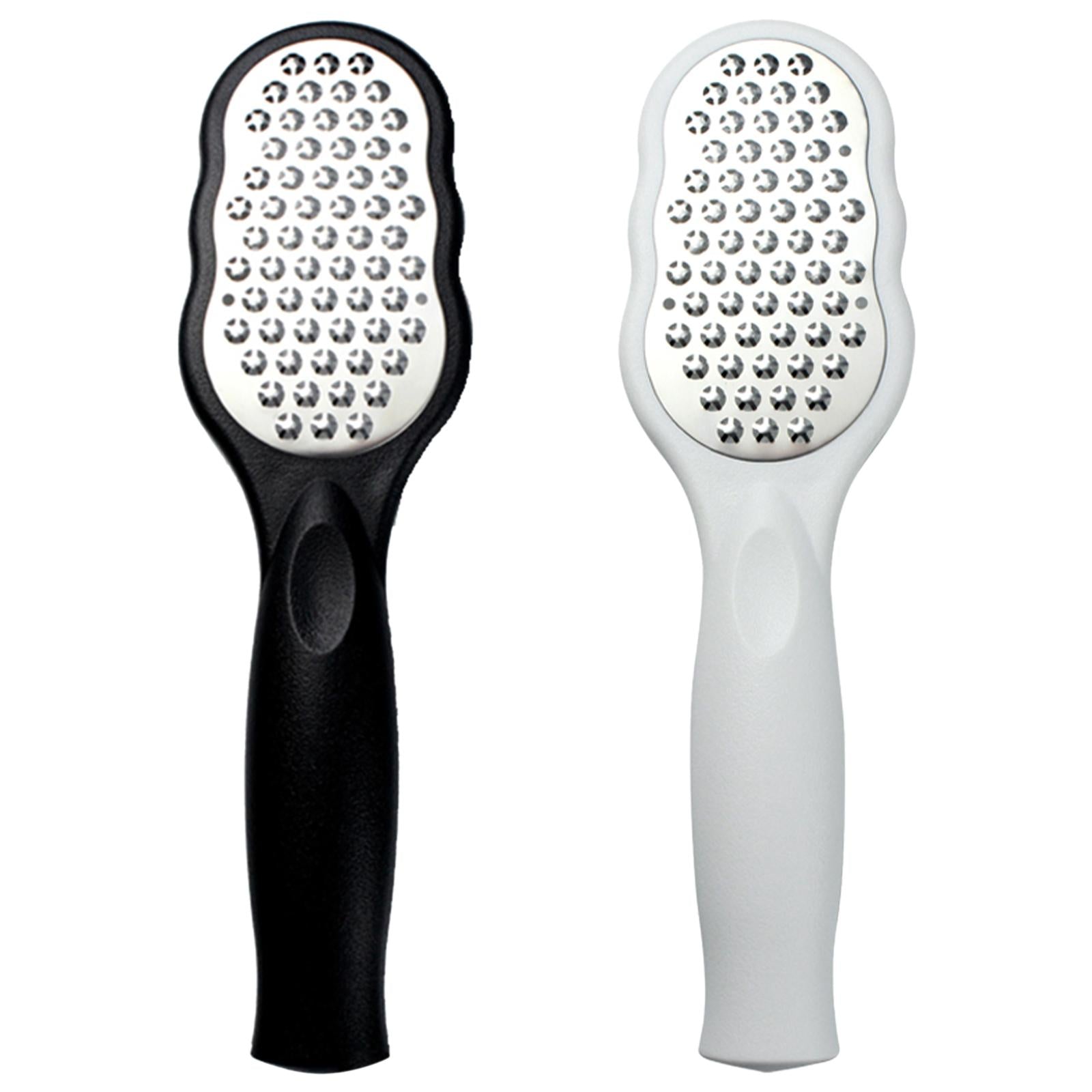 Foot files Stainless Steel Durable for Cracked Heels Trimming Dead Skin Black