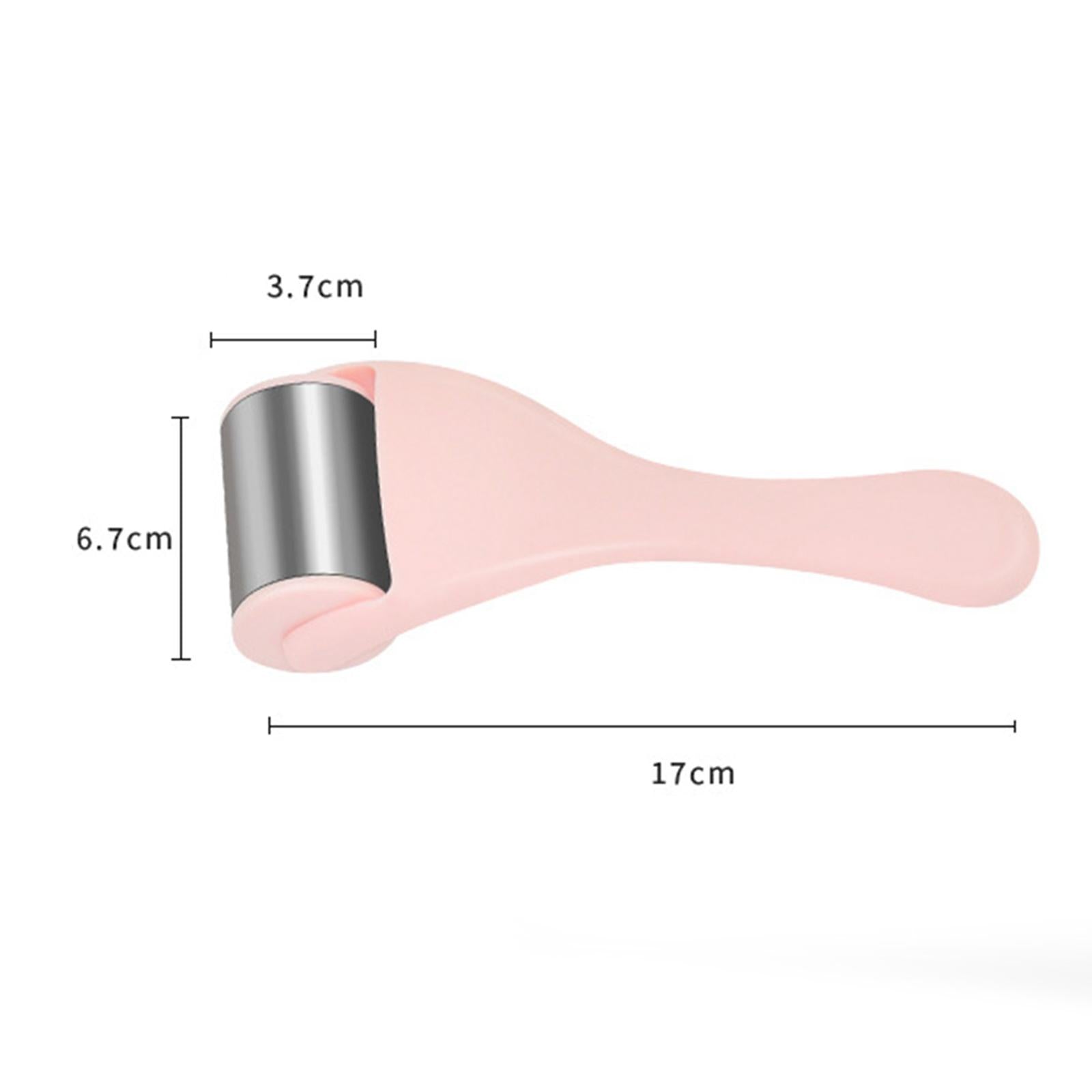 Ice Roller Cooling Brightening Puffiness Massager for Skin Care Face Pink