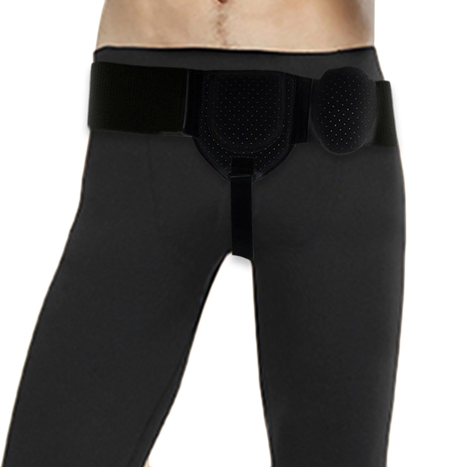 Adult Hernia Belt Truss Recovery Strap for Sport Hernia Pain Relieving Black