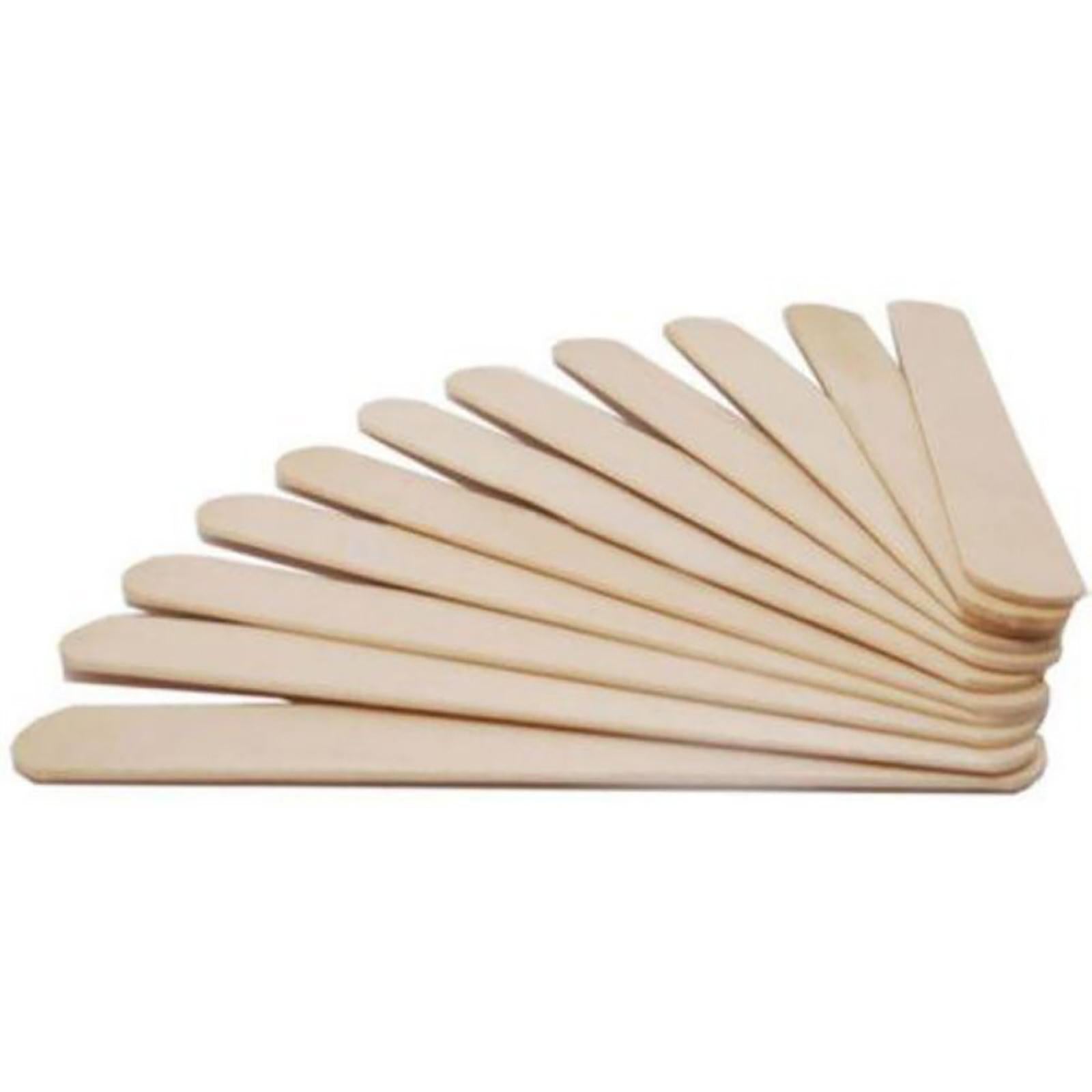 50Pcs Wooden Wax Sticks Applicator Small Salon Supply Spatulas Sticks