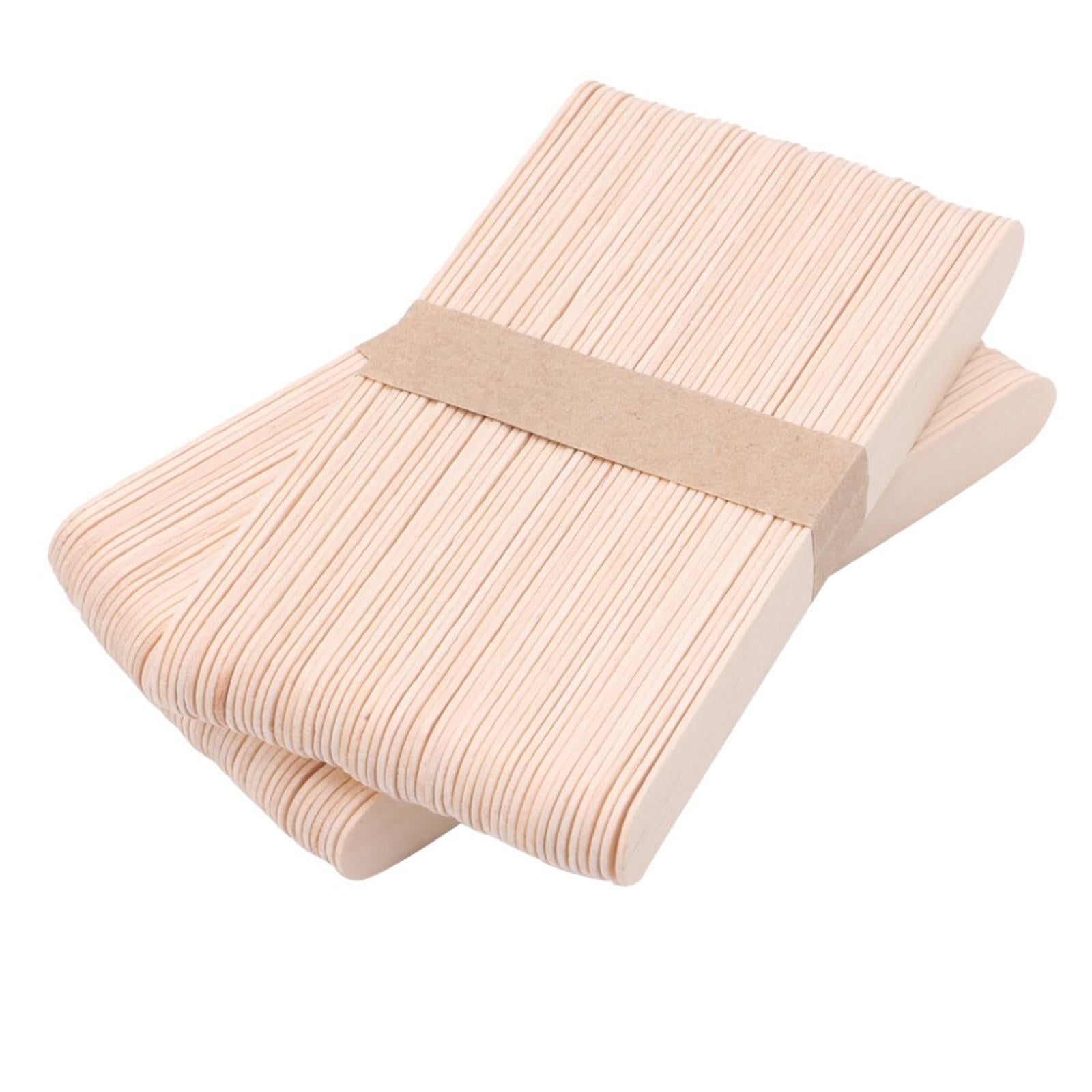 50Pcs Wooden Wax Sticks Applicator Small Salon Supply Spatulas Sticks