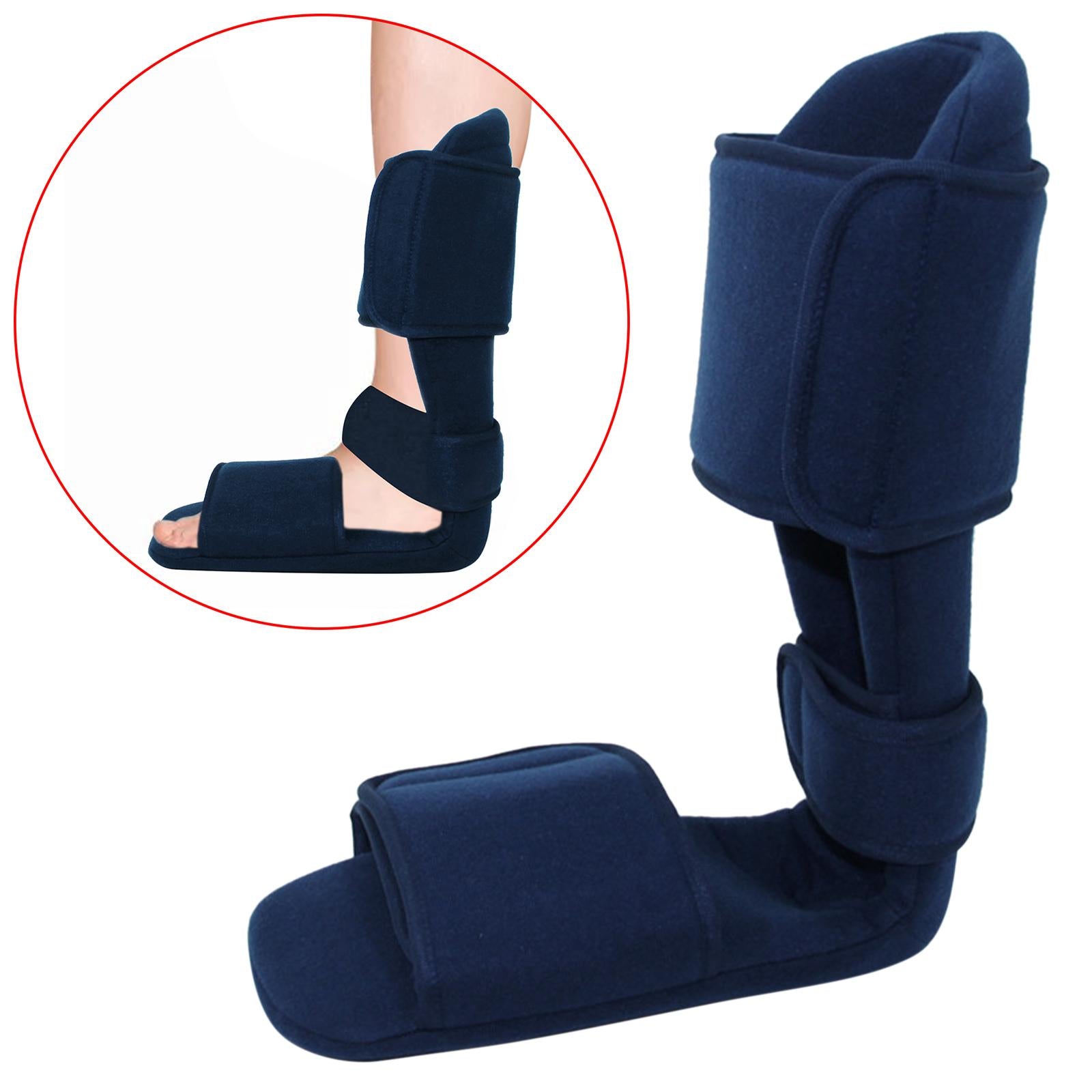 Plantar Fasciitis Night Splint Stabilize Foot and Ankle Soft for Foot Pain L