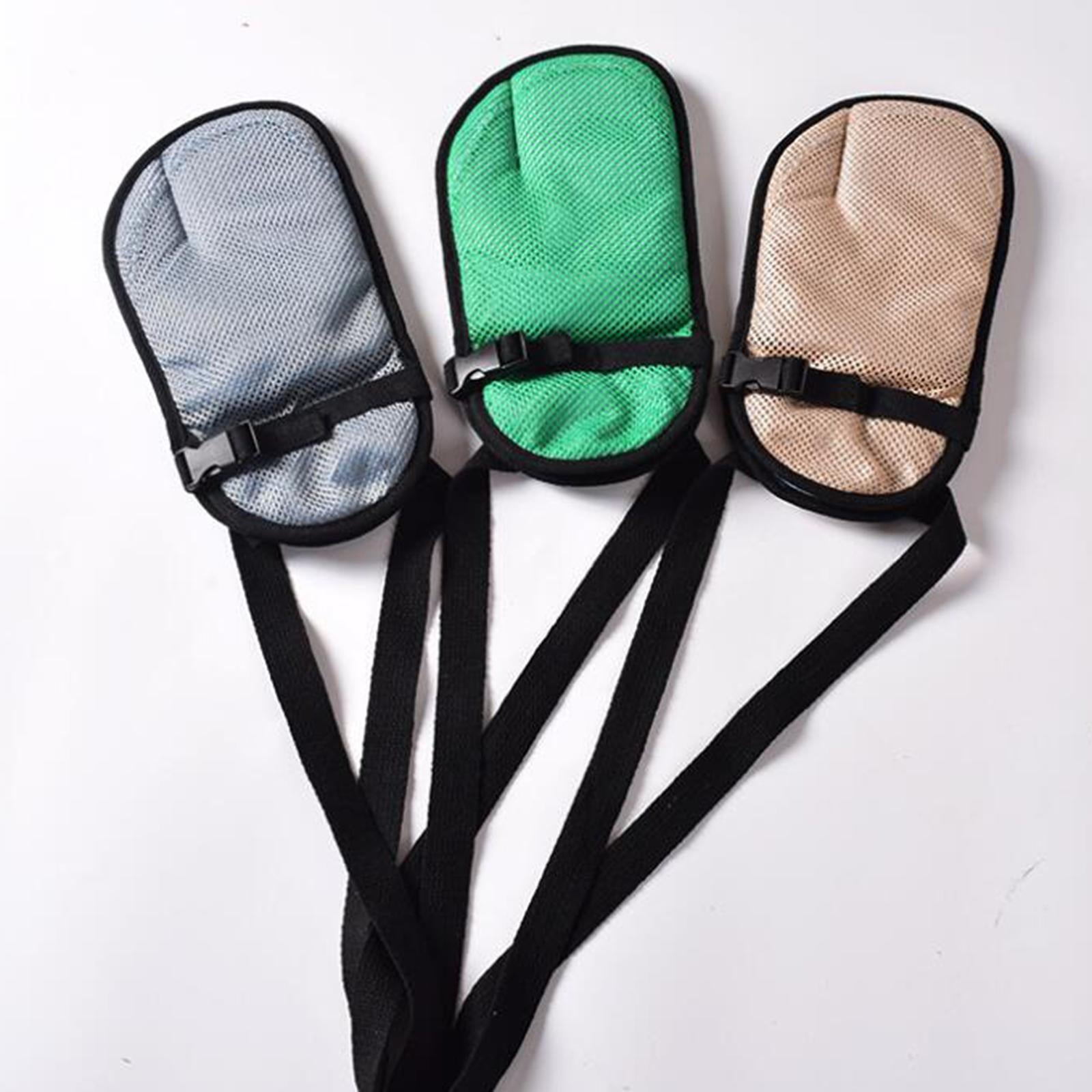 Restraint Hand Control Mitts Anti-Scratch Infection Protectors Gray