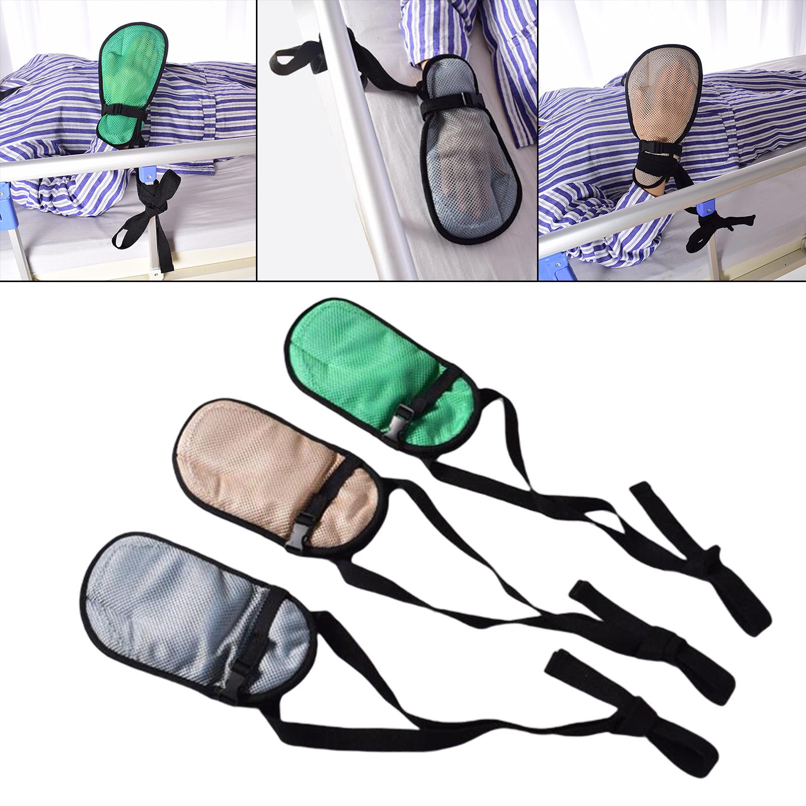 Restraint Hand Control Mitts Anti-Scratch Infection Protectors Gray