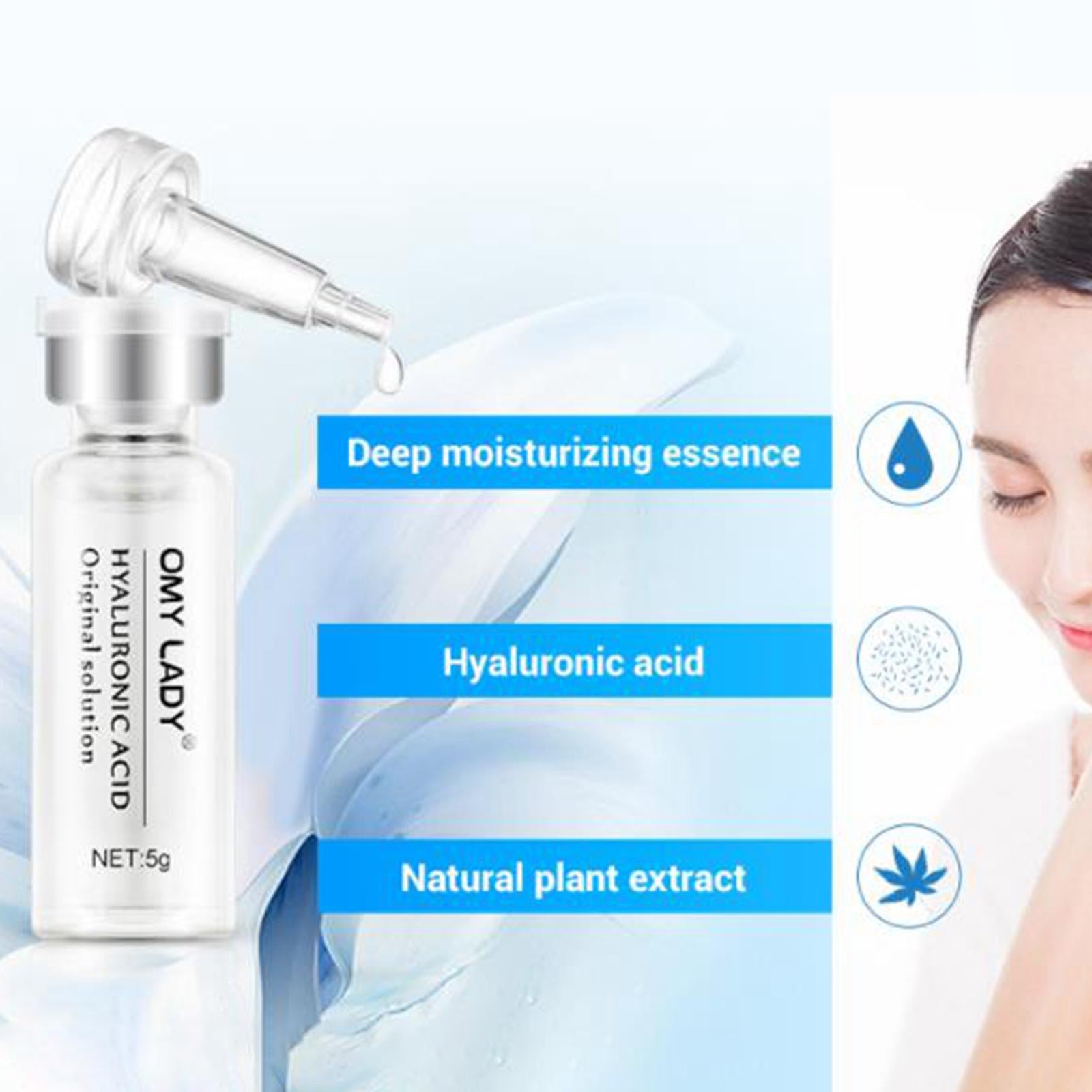 Hyaluronic Acid Serum Essence Anti-Ageing for Reduces Dry Skin Fine Lines