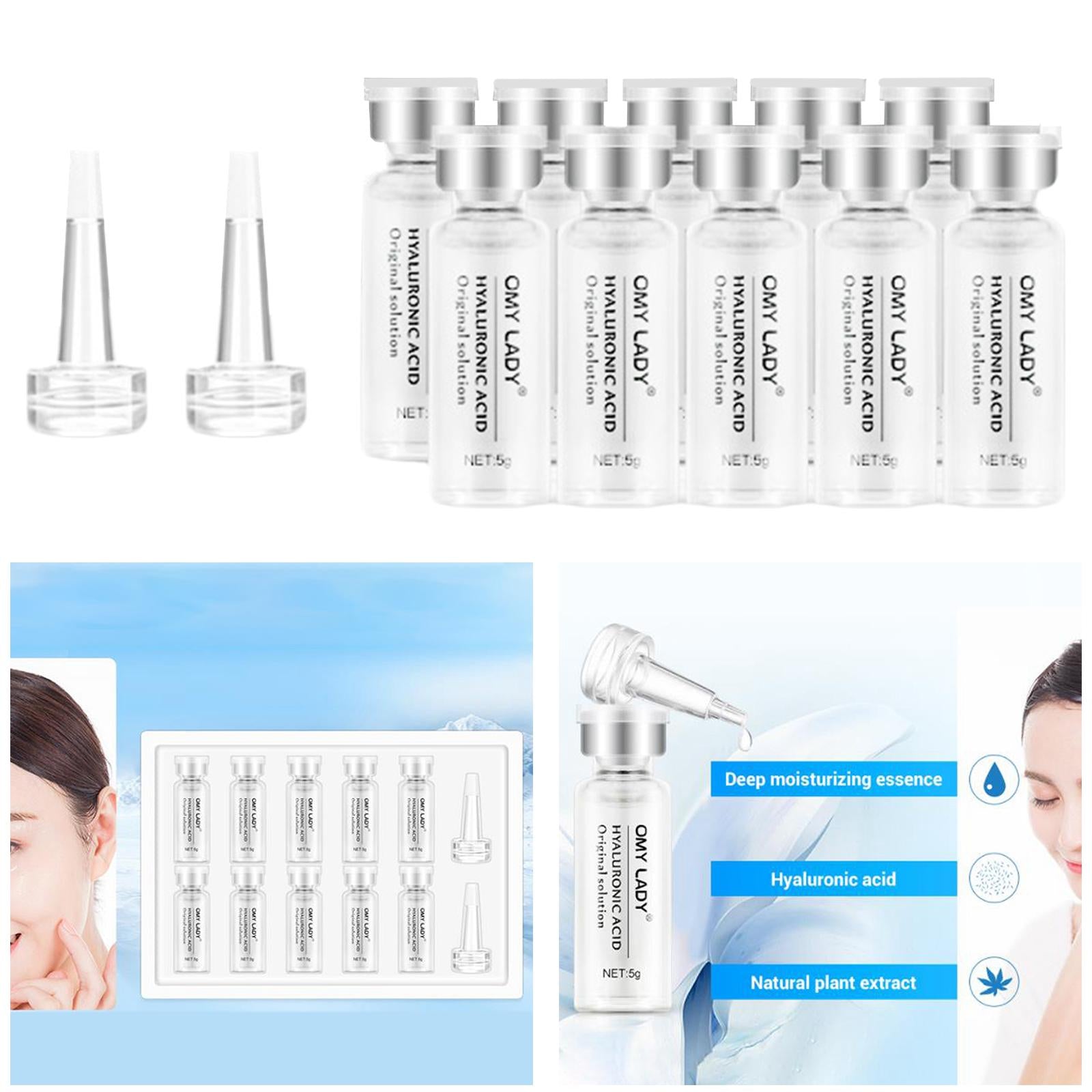 Hyaluronic Acid Serum Essence Anti-Ageing for Reduces Dry Skin Fine Lines
