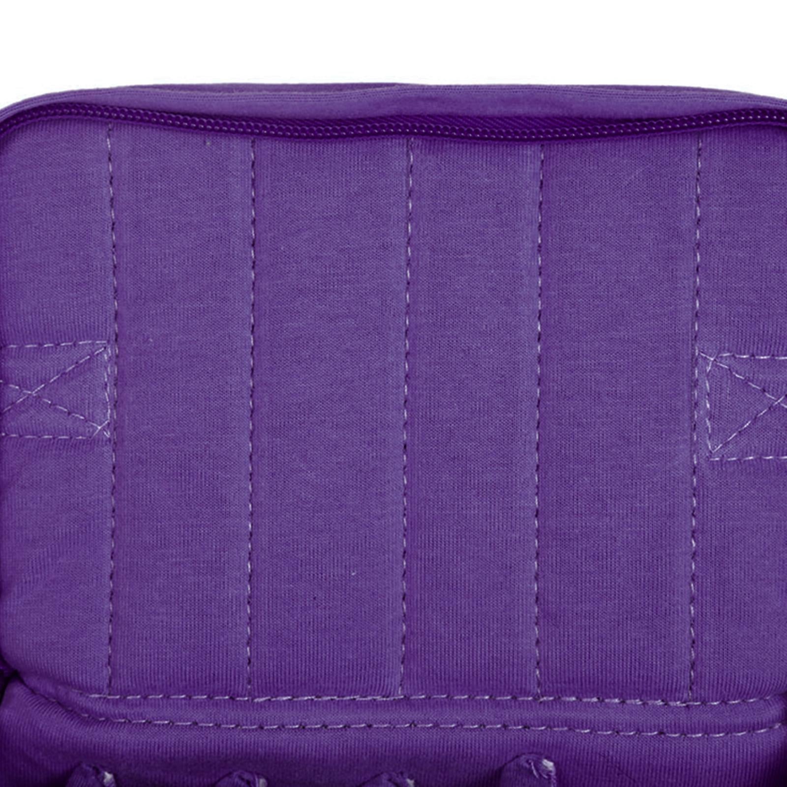 Essential Oil Storage Case Nailpolish Bag Suitcase 16 Bottles  Home Purple