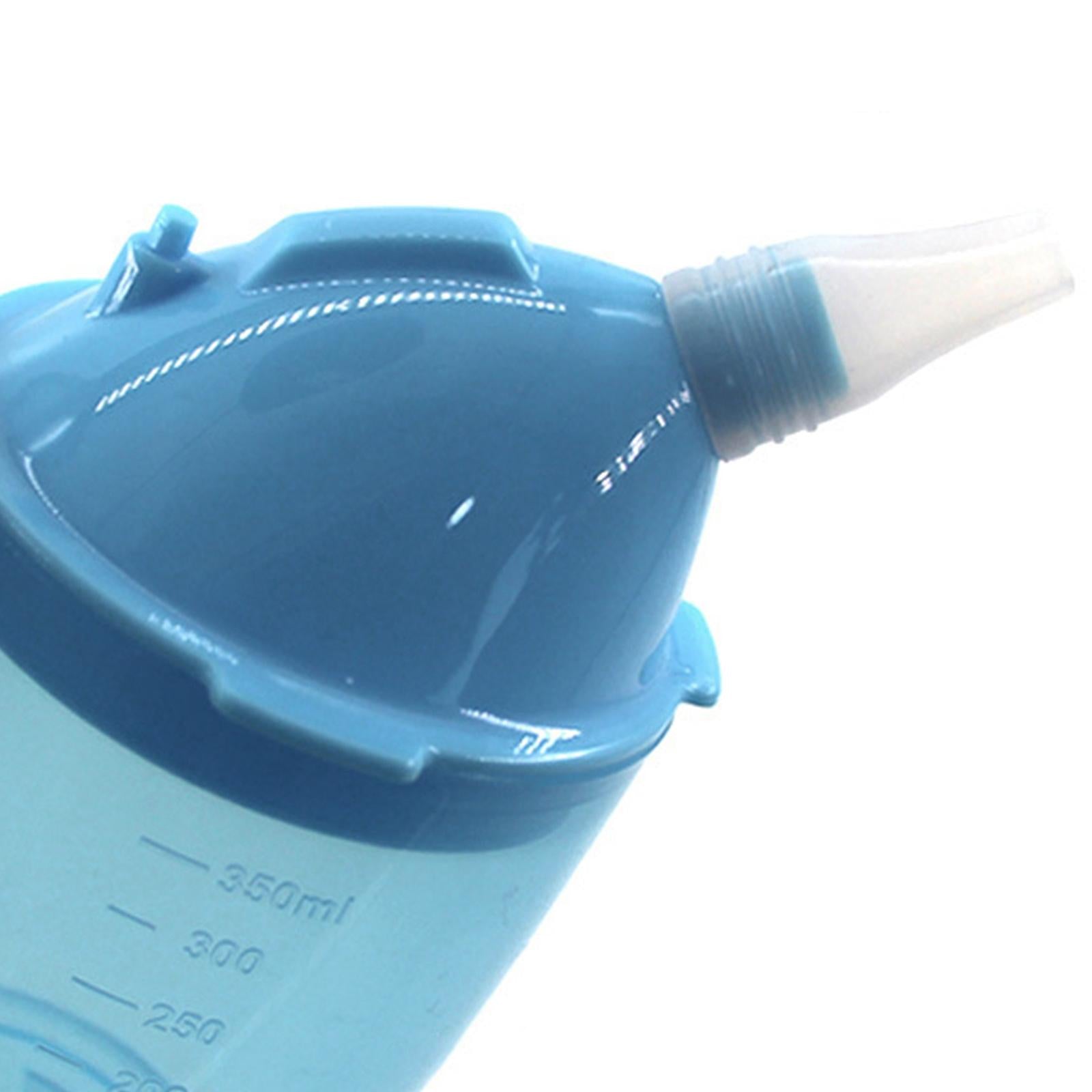 Straw Cup Dustproof Drinking Aids for Maternity Elderly Disabled Patient Blue