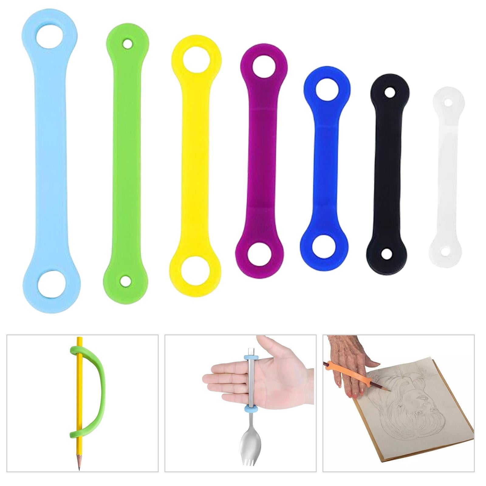 Anti-Shake Eating Aid Tableware Silicone Eating Tool  Only 7 Hand Straps
