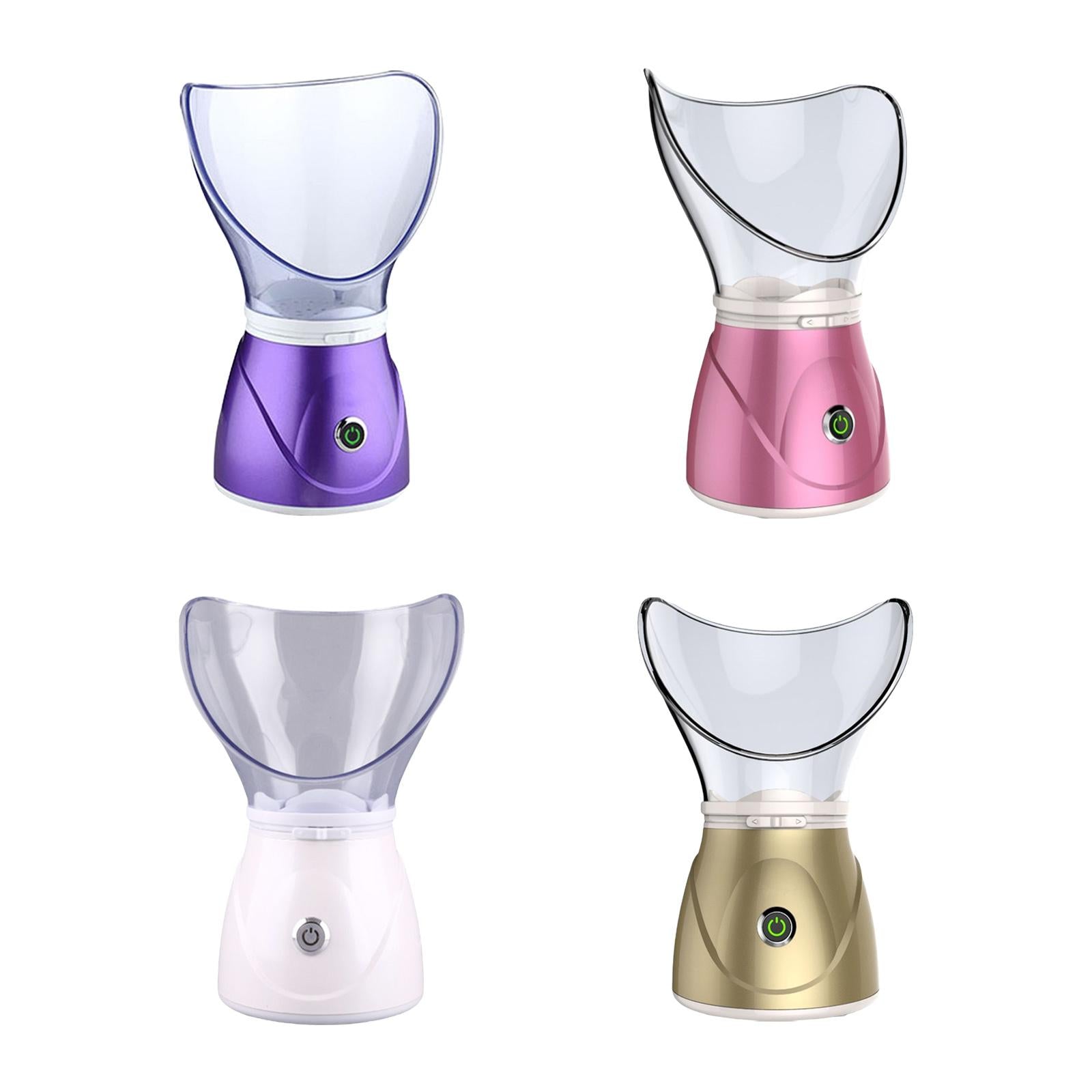 Face Steam Sprayer Warm Mist Pores Steam Sprayer Face Steamer for Home SPA Purple