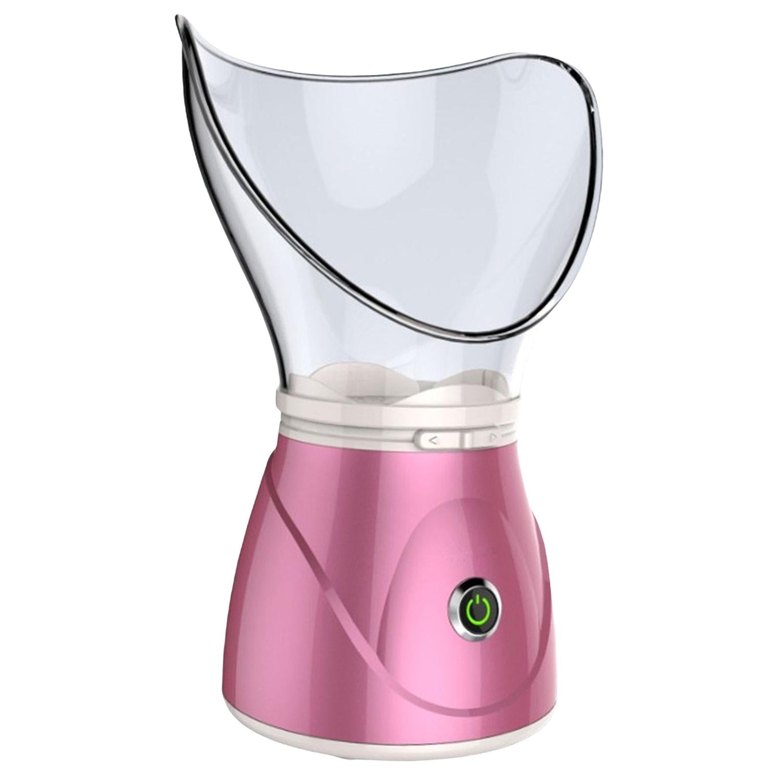 Face Steam Sprayer Warm Mist Pores Steam Sprayer Face Steamer for Home SPA Pink