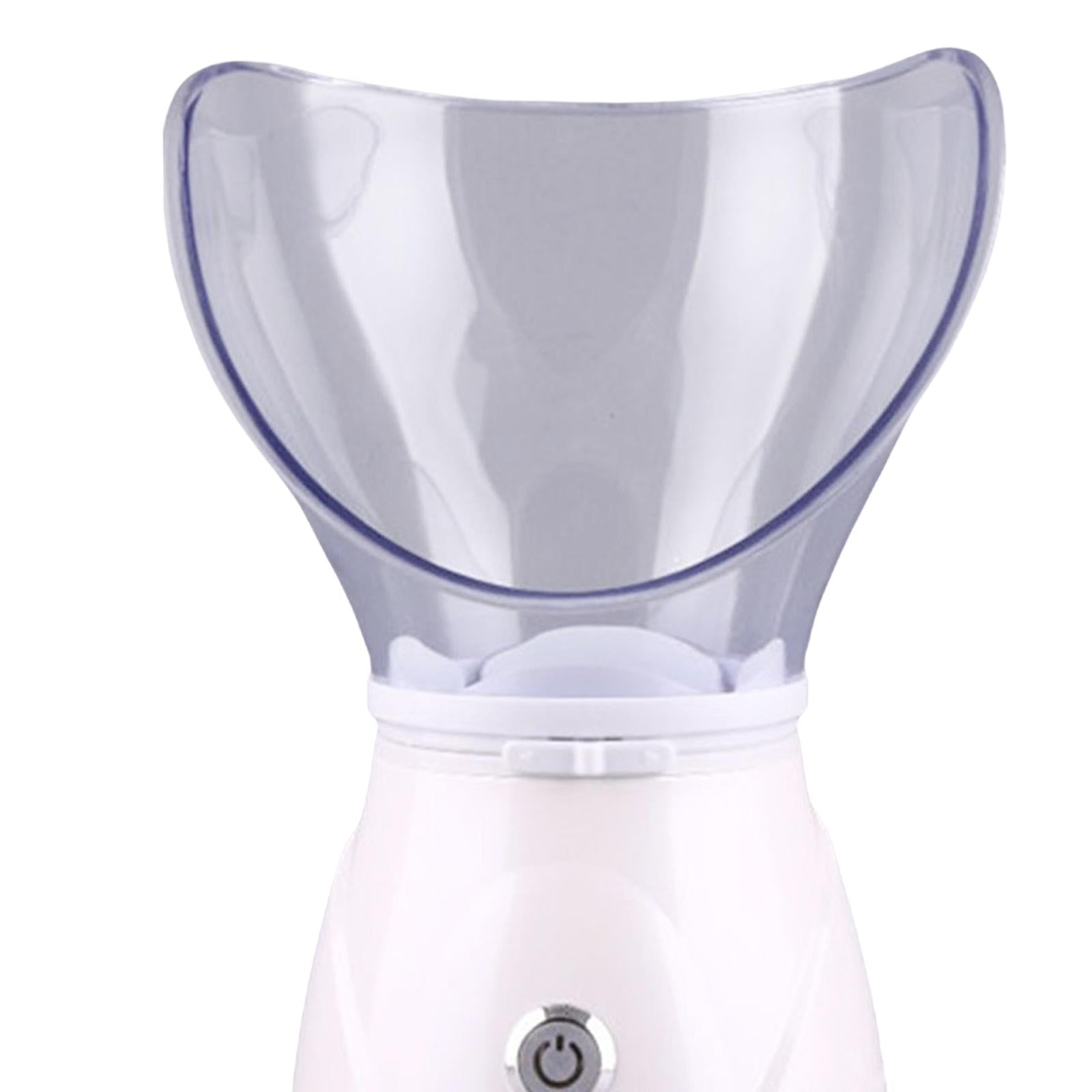 Face Steam Sprayer Warm Mist Pores Steam Sprayer Face Steamer for Home SPA White