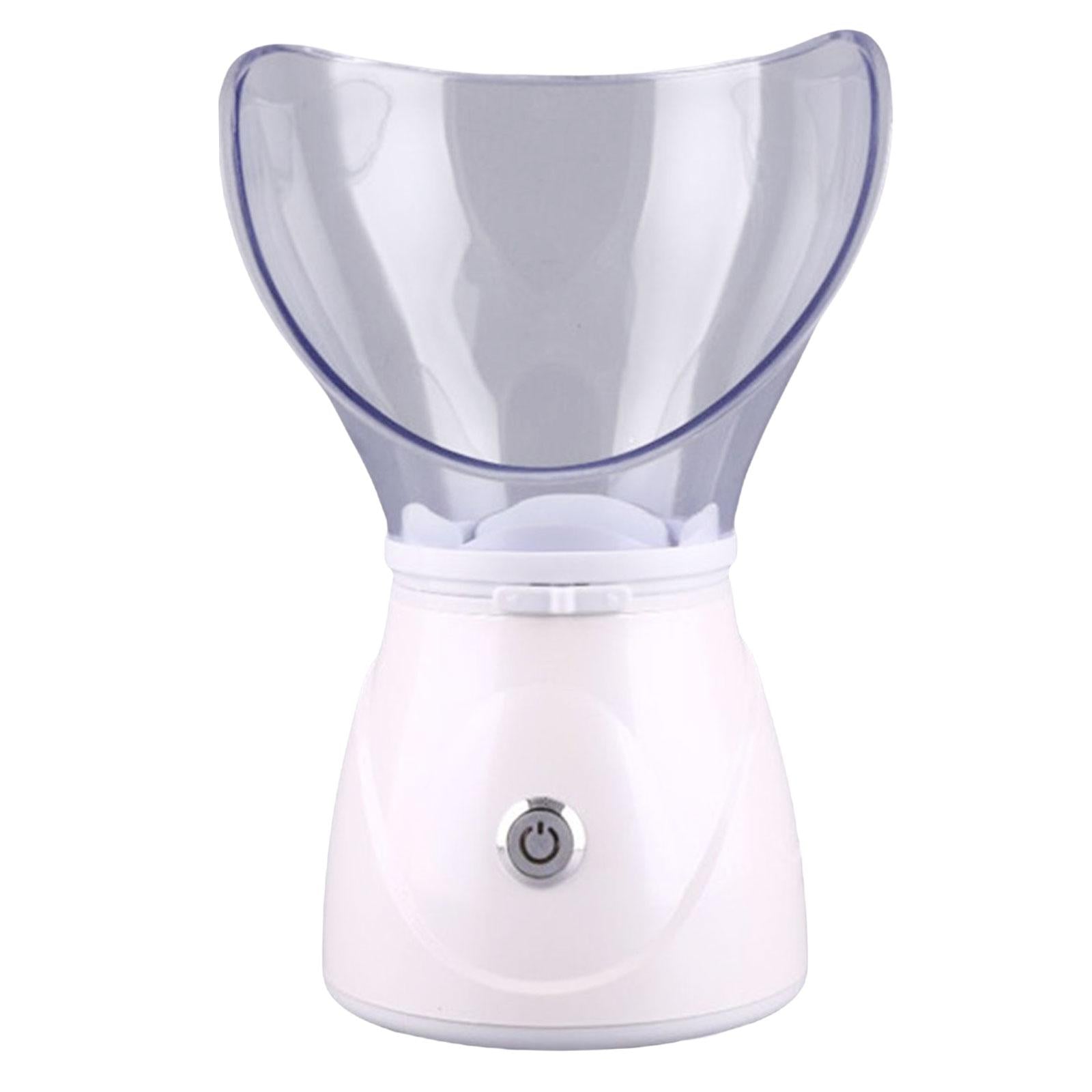 Face Steam Sprayer Warm Mist Pores Steam Sprayer Face Steamer for Home SPA White