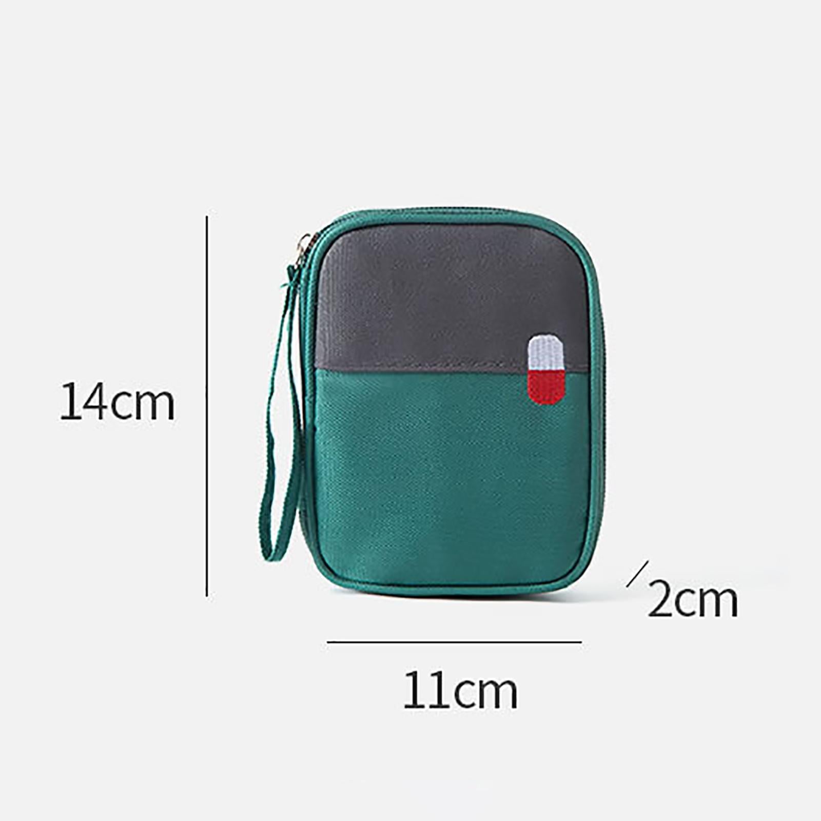 First Aid Bag Storage Pouch Emergency Survival Bag for Hiking Green S