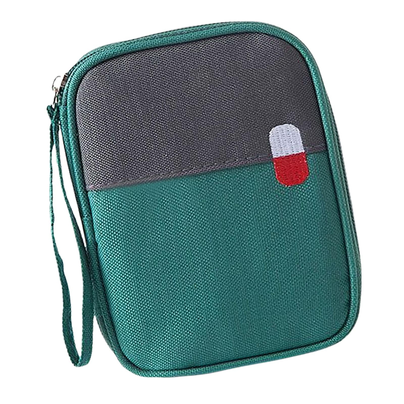 First Aid Bag Storage Pouch Emergency Survival Bag for Hiking Green S