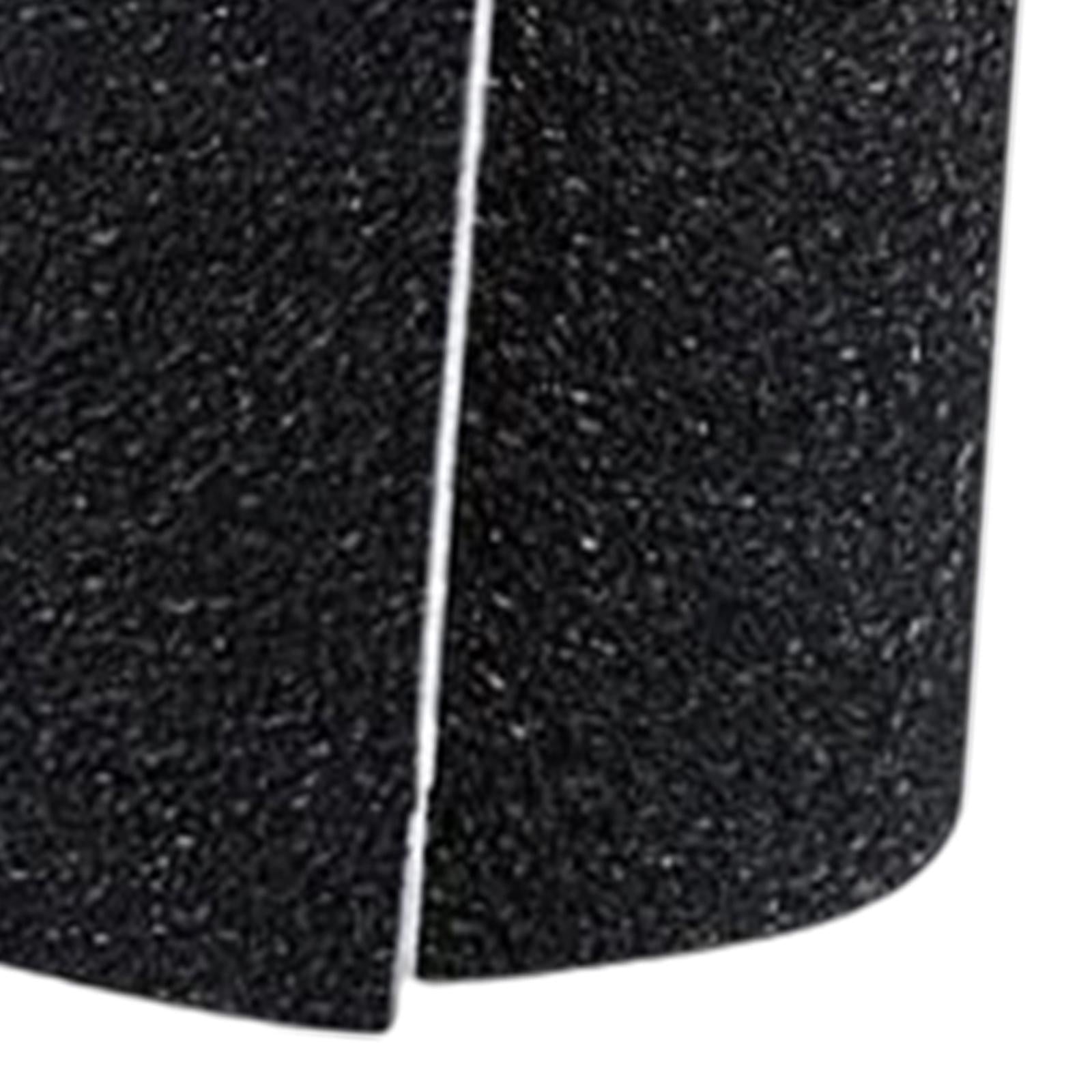 Sole Sticker Self-Stick Shoe bottoms Anti-Slip for High Heels Black 10x50cm