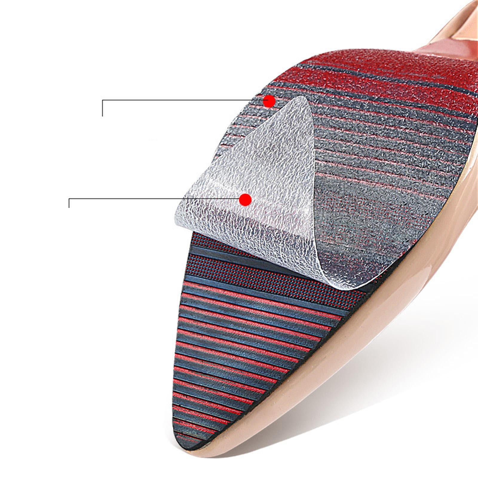 Sole Sticker Self-Stick Shoe bottoms Anti-Slip for High Heels Clear 10x100cm