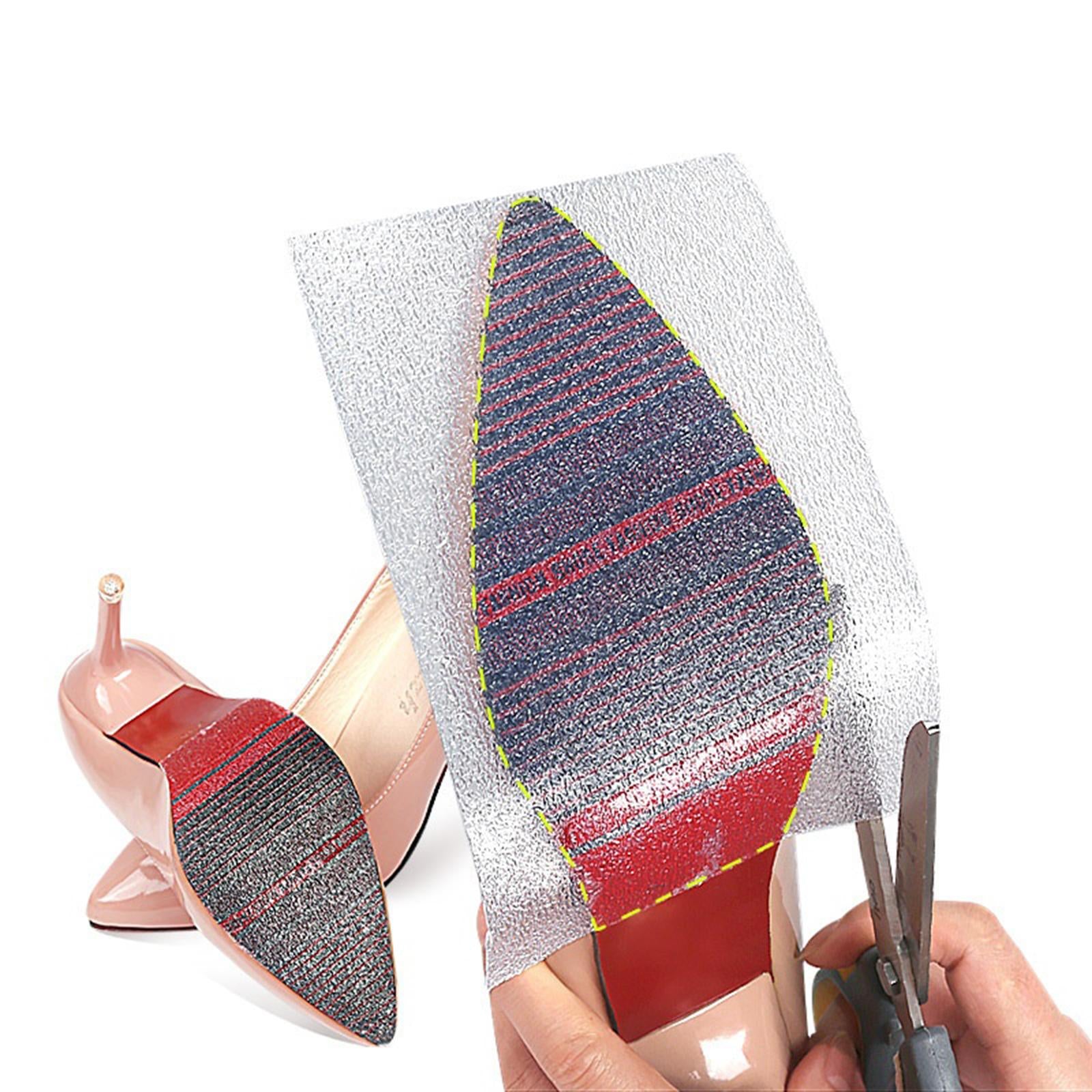 PVC Shoe Sole Protectors Self-Adhesive for High Heels Women Clear 10x150cm