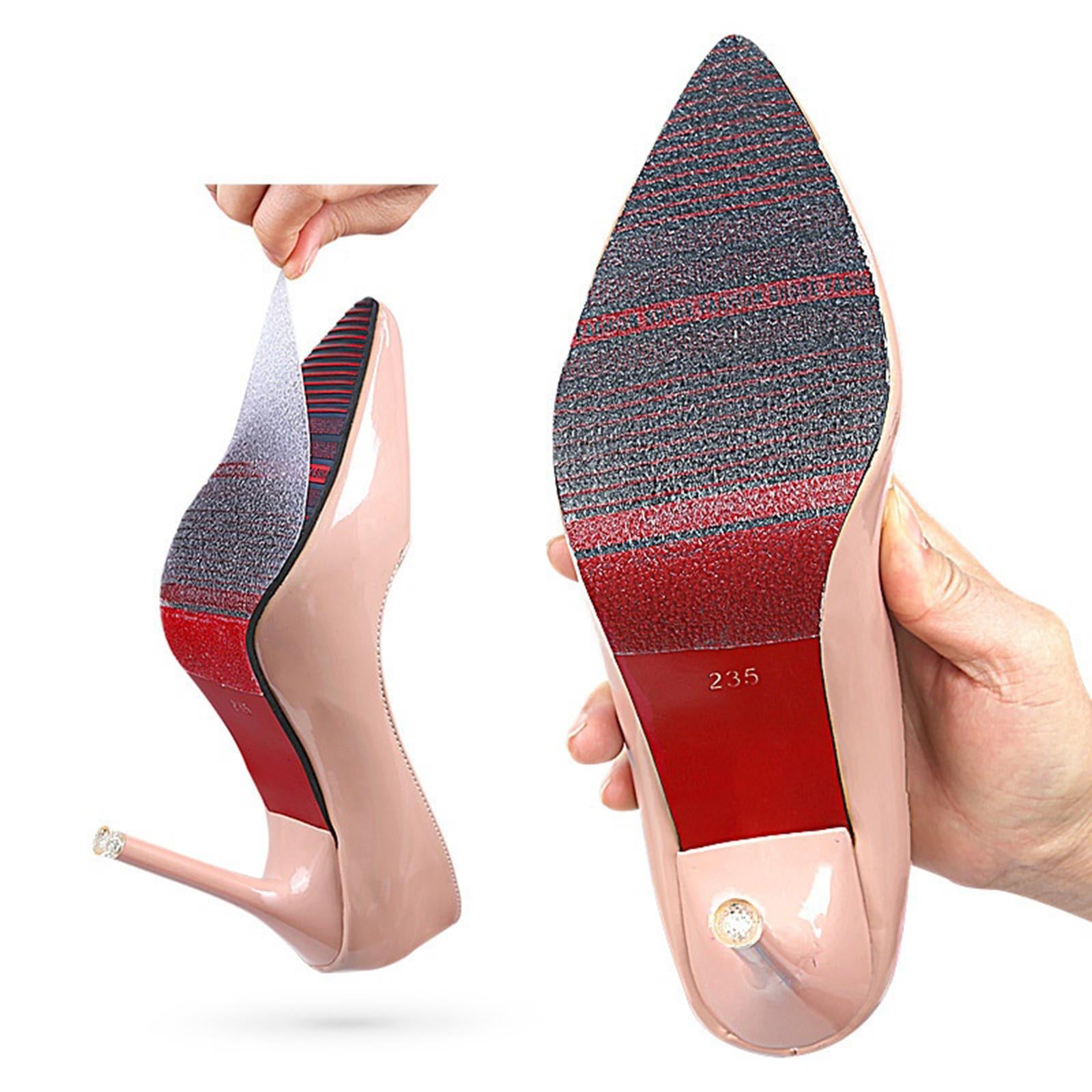 PVC Shoe Sole Protectors Self-Adhesive for High Heels Women Clear 10x200cm