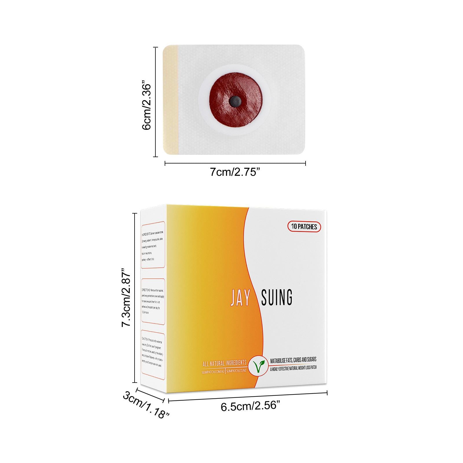 Weight Loss Navel Sticker Slimming Patches Adhesive Sheet for Beer Belly 10 Pieces