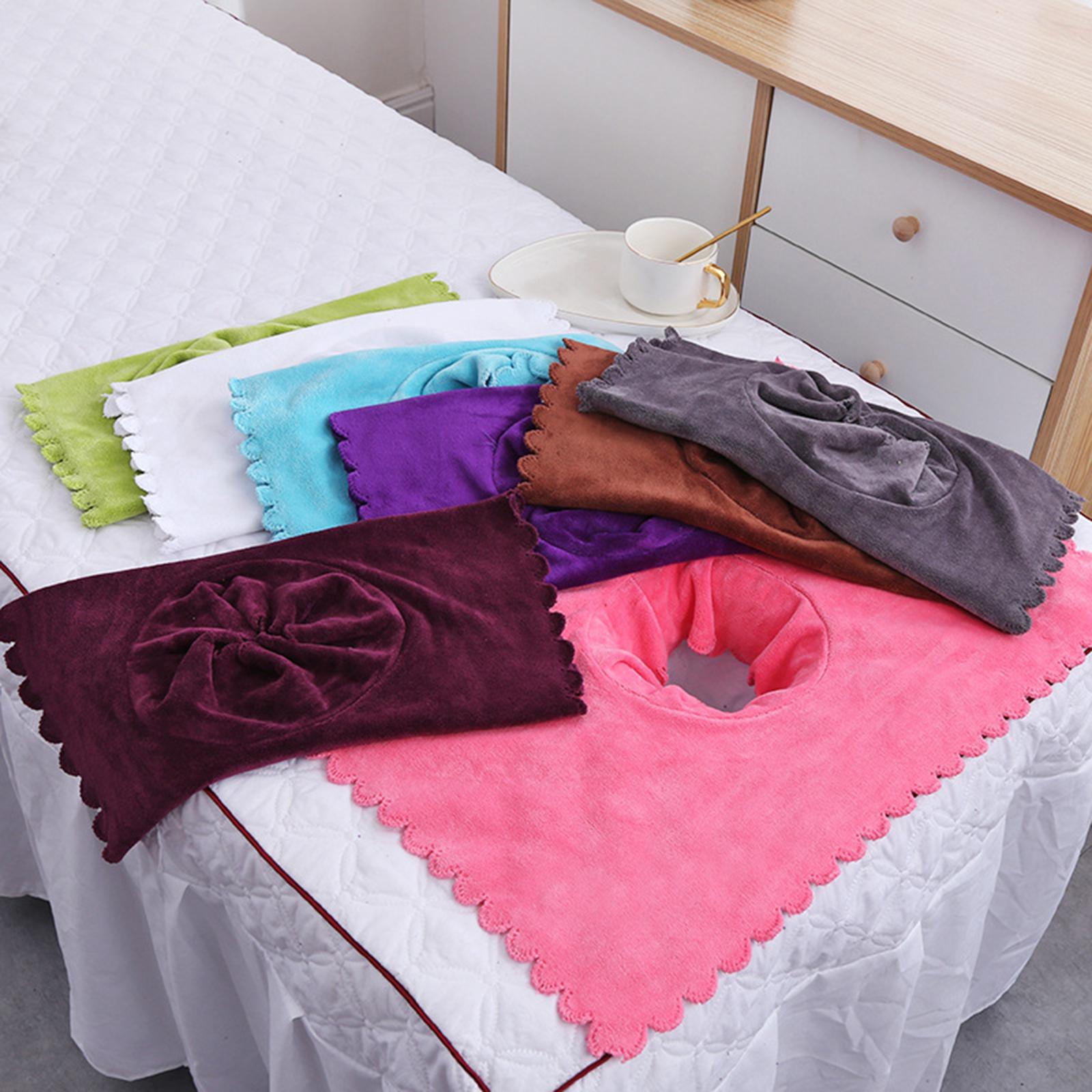 Massage Table Sheet Covers with Face Breath Hole Skin Care for Massage Bed Light Gray