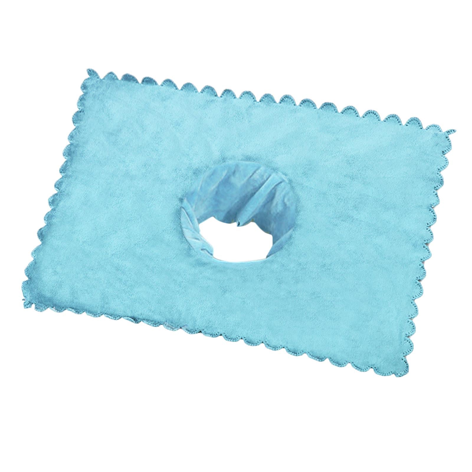 Massage Table Sheet Covers with Face Breath Hole Skin Care for Massage Bed Blue